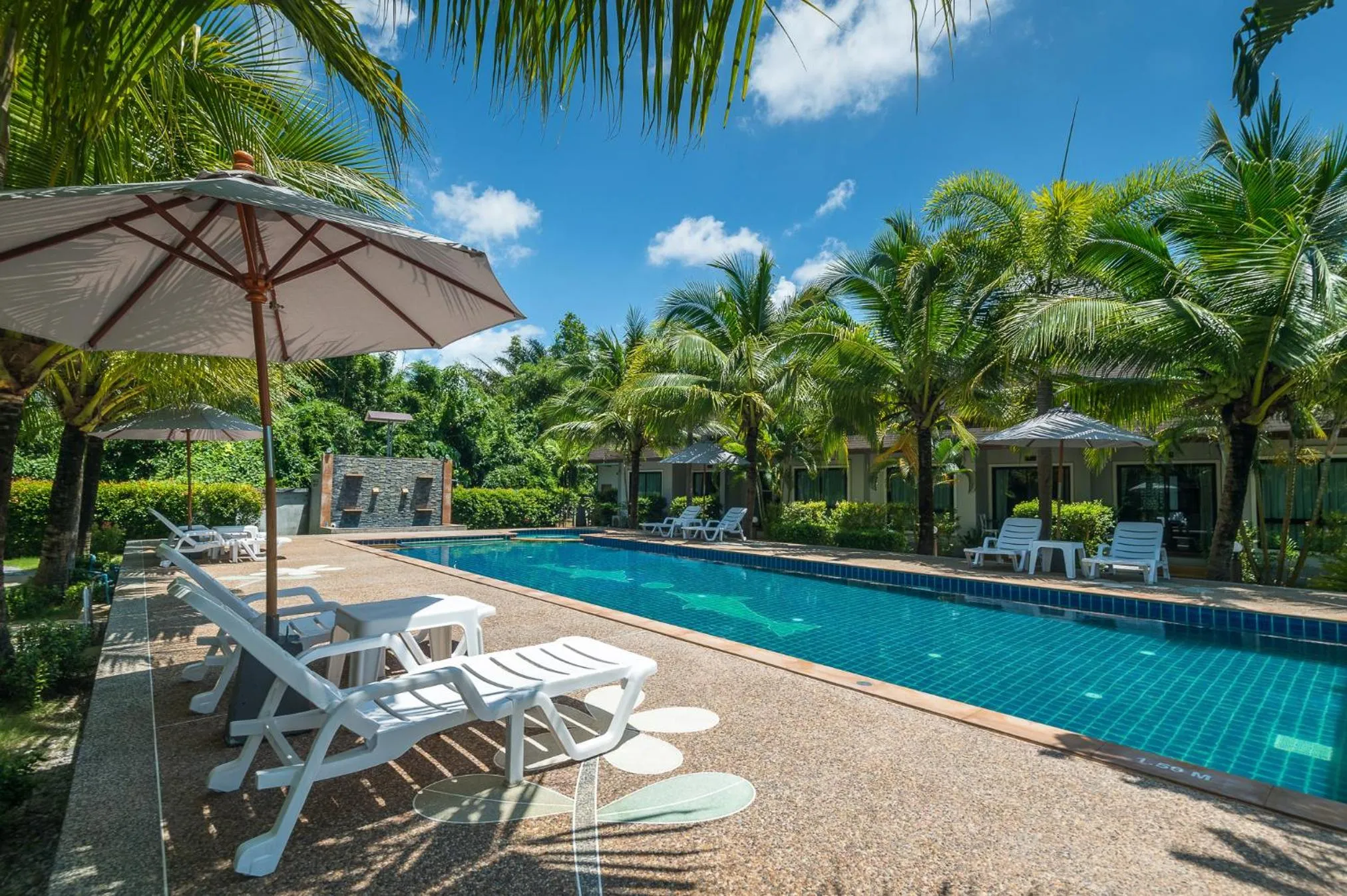 Pool view in Mook Anda Villa