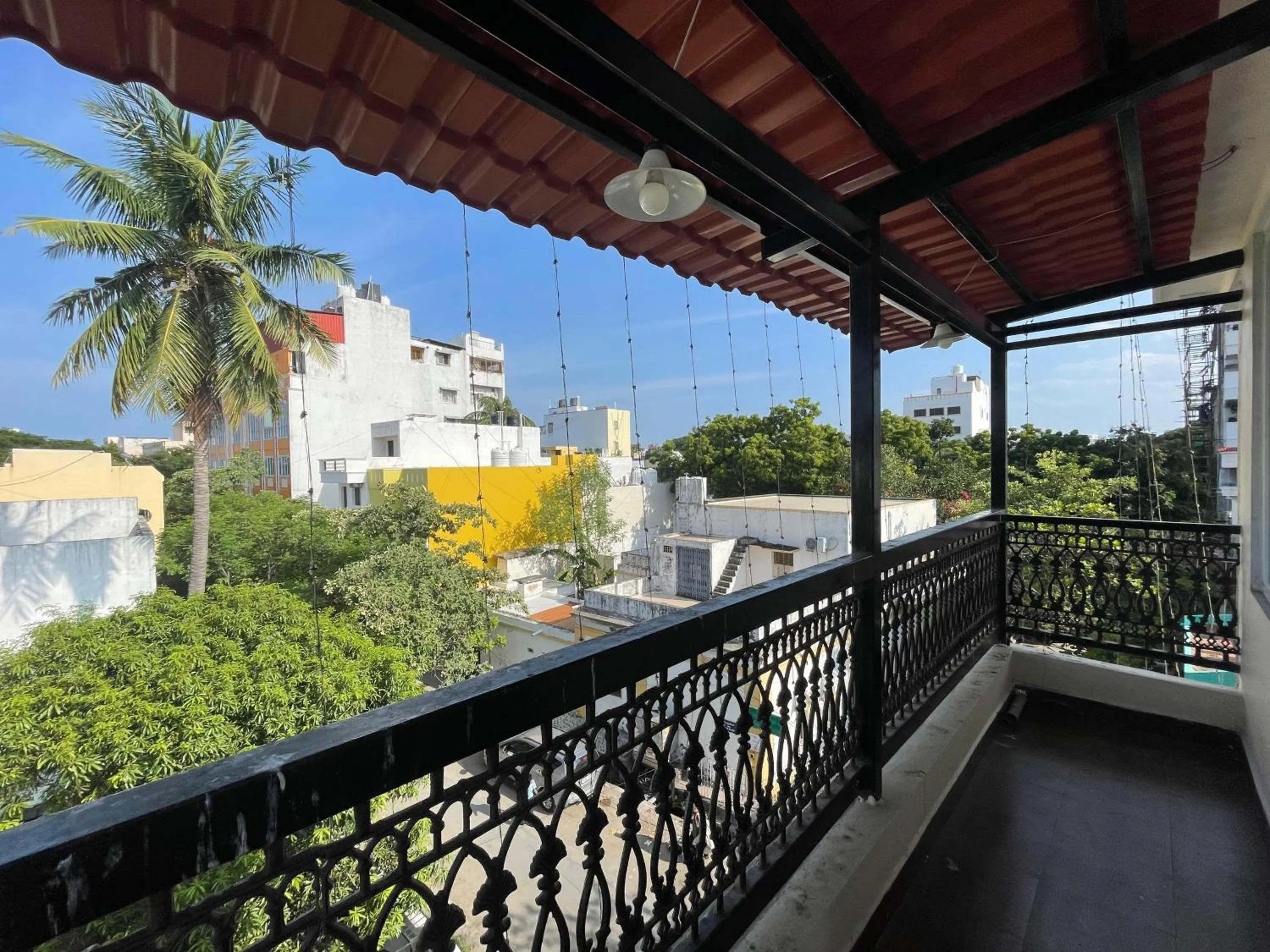 Balcony/Terrace in Lax Residency, White Town, Pondicherry