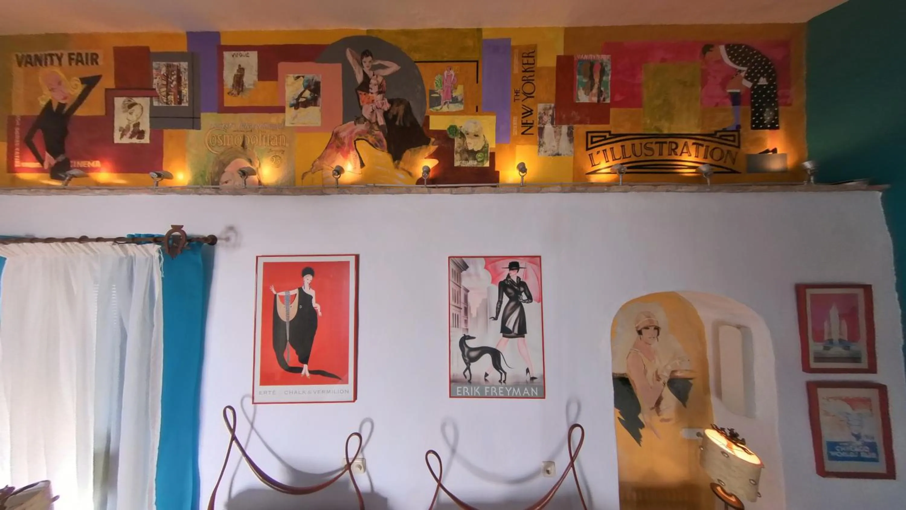 Decorative detail in Hotel Utopía