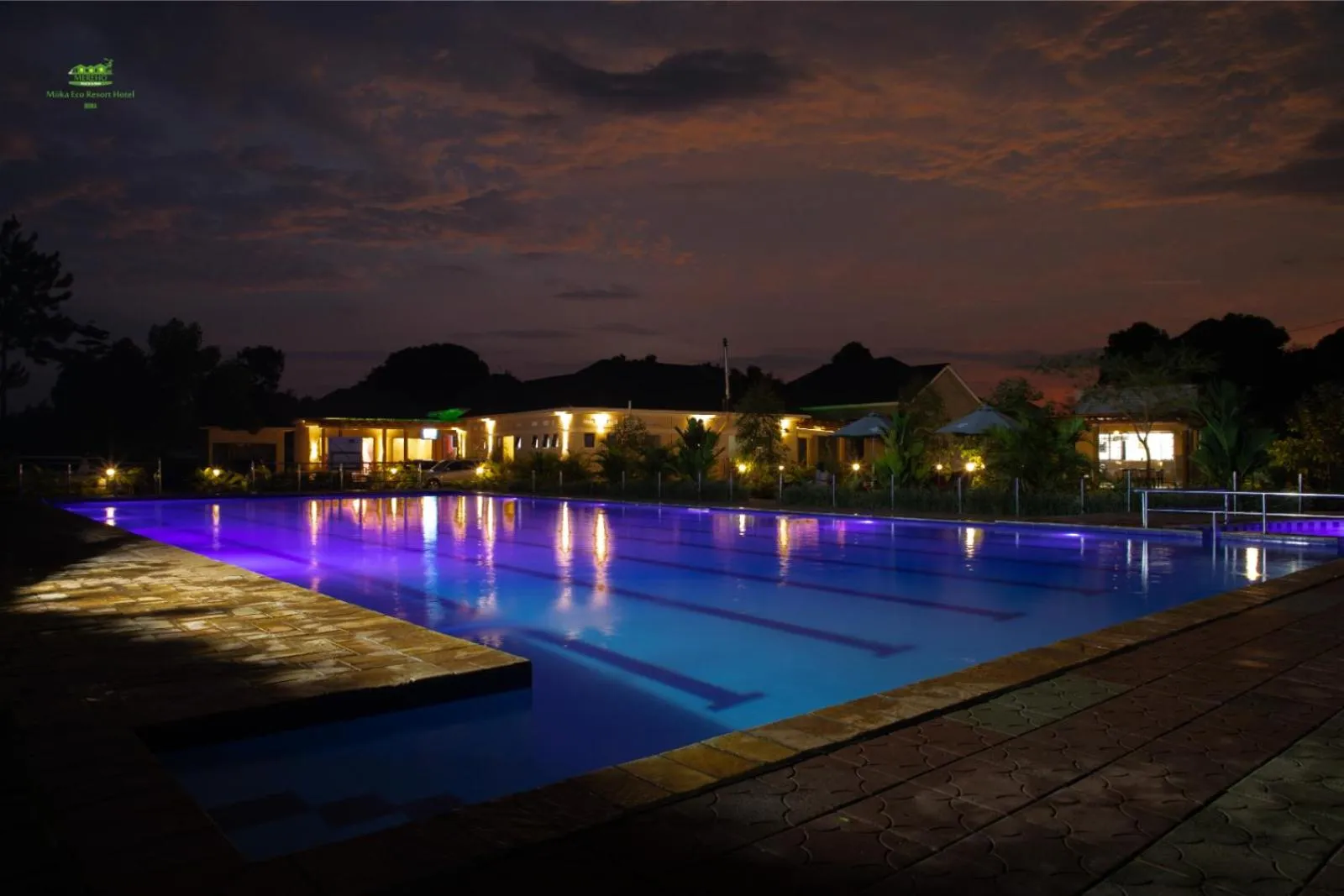 Pool view in Miika Eco Resort Hotel