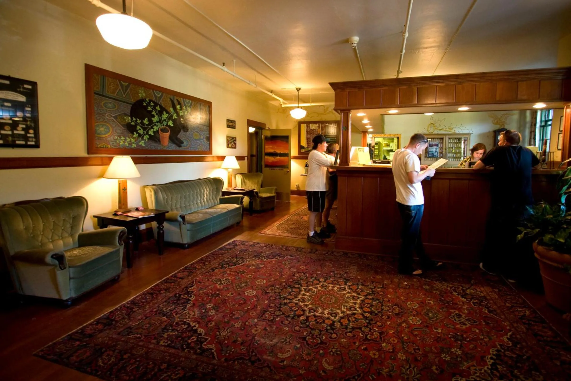 Lobby or reception in McMenamins Edgefield
