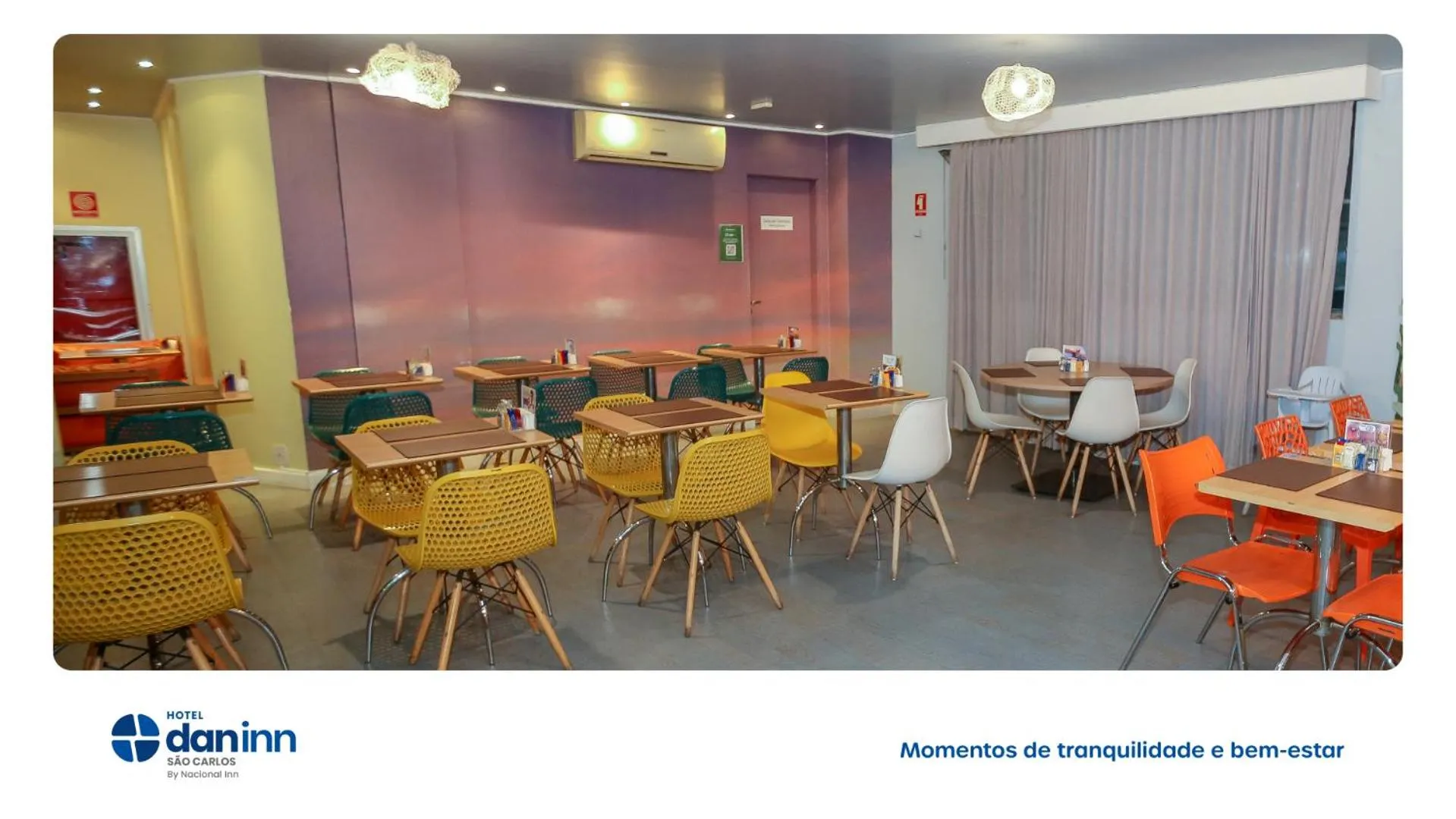 Restaurant/places to eat in Hotel Dan Inn São Carlos By Nacional Inn
