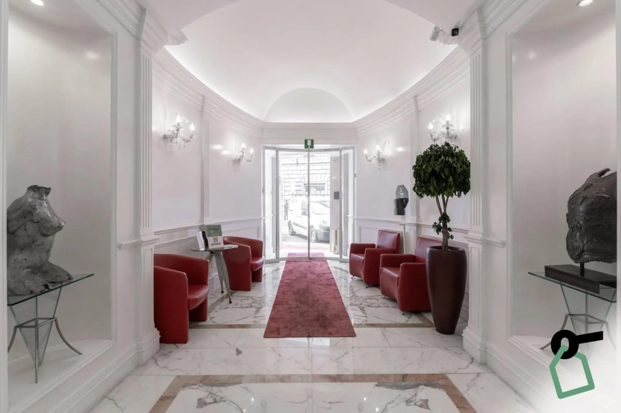 Lobby or reception in HOTIDAY Room Collection - Roma Porta Pia