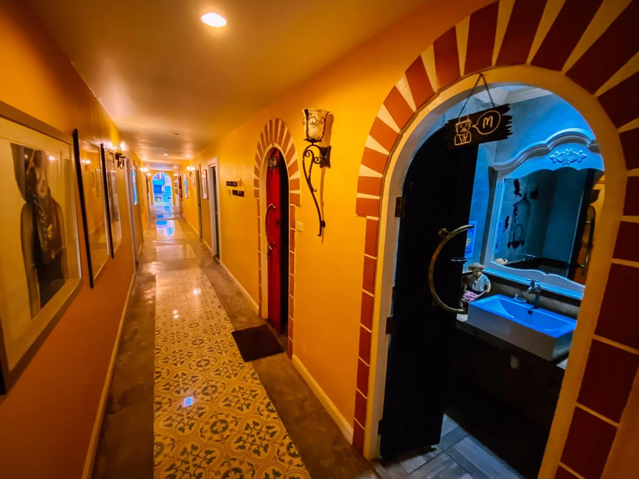 Inner courtyard view in The Castello Resort