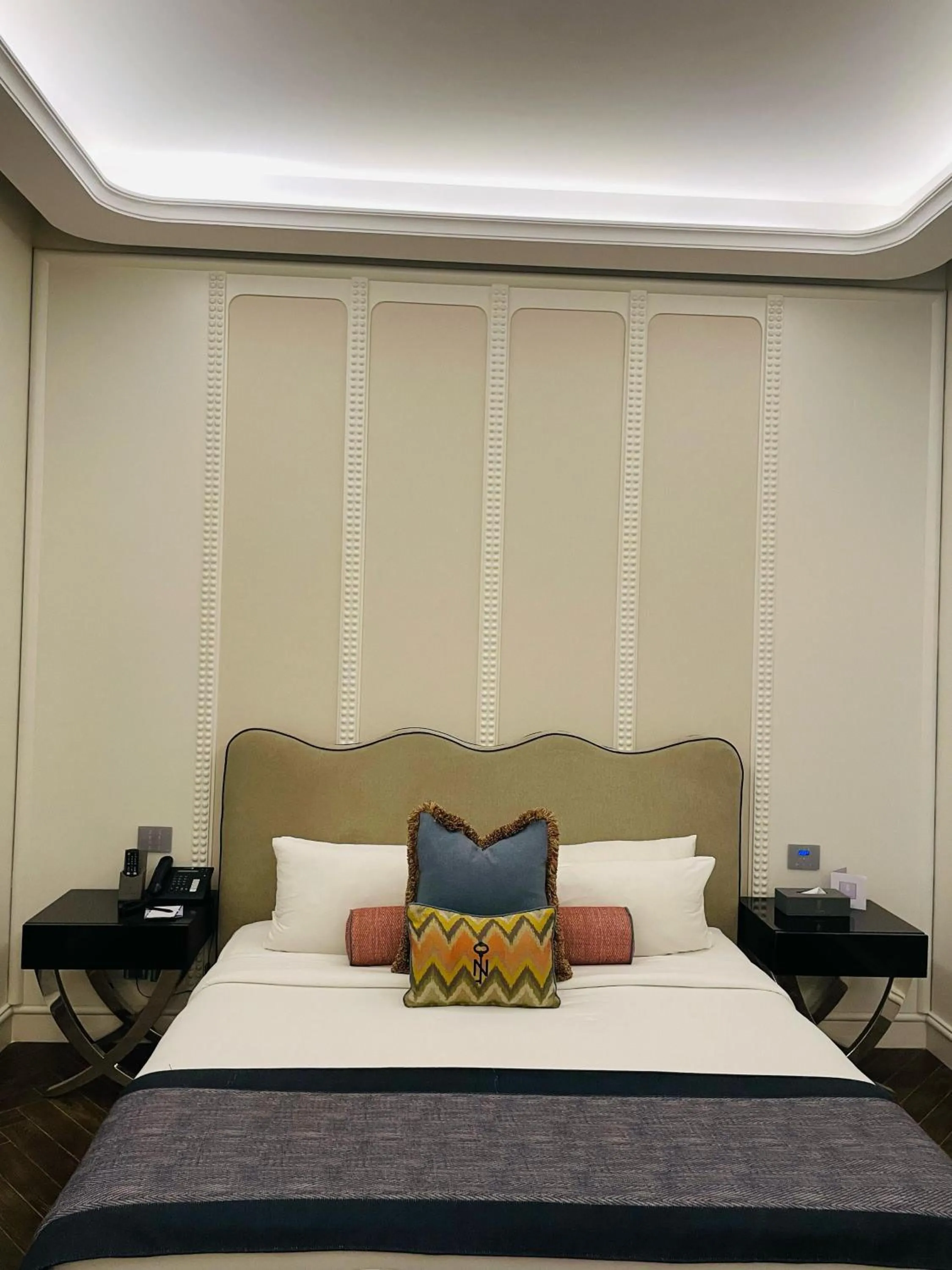 Bed in The Nishat Hotel