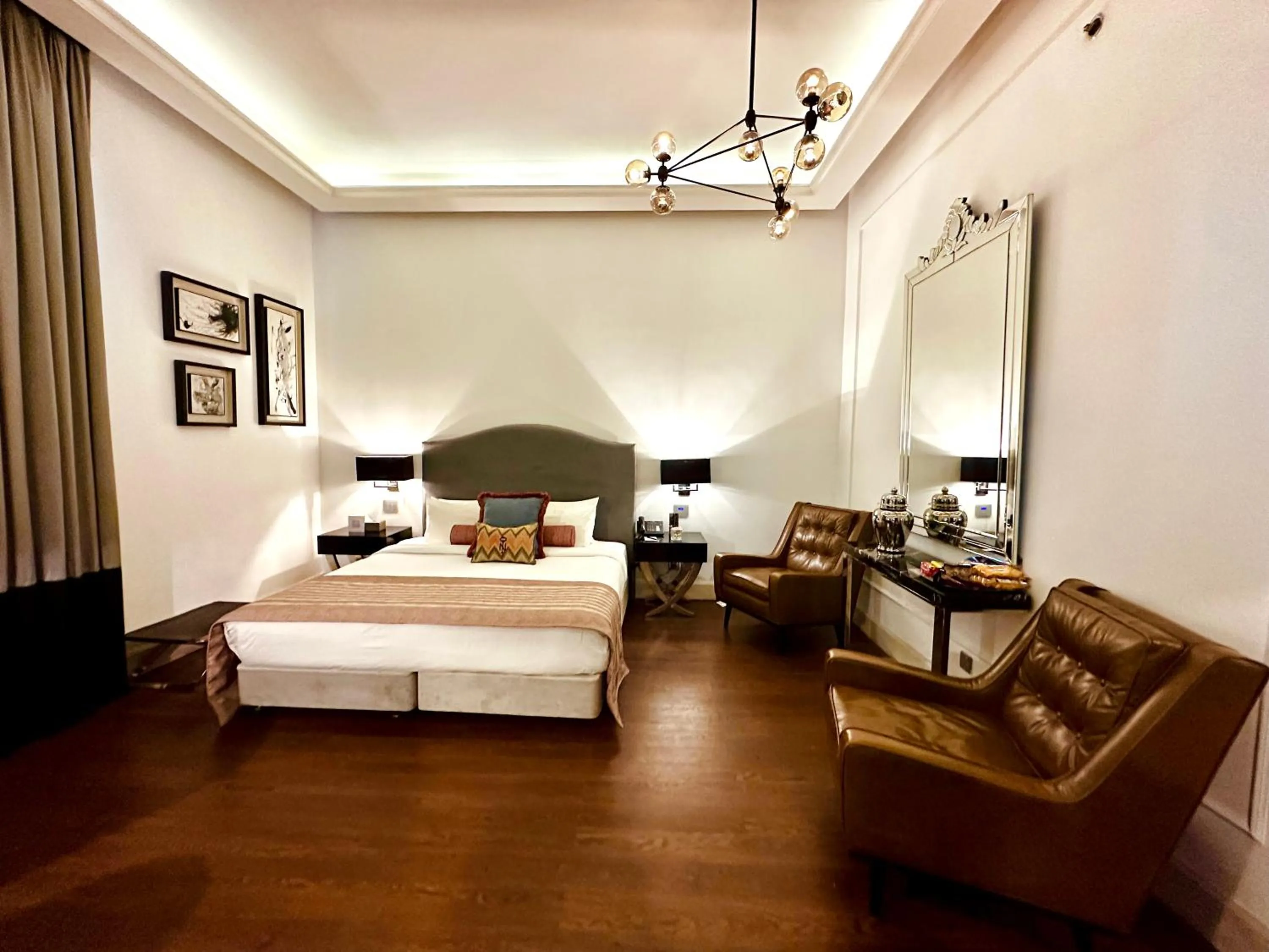 Bed in The Nishat Hotel