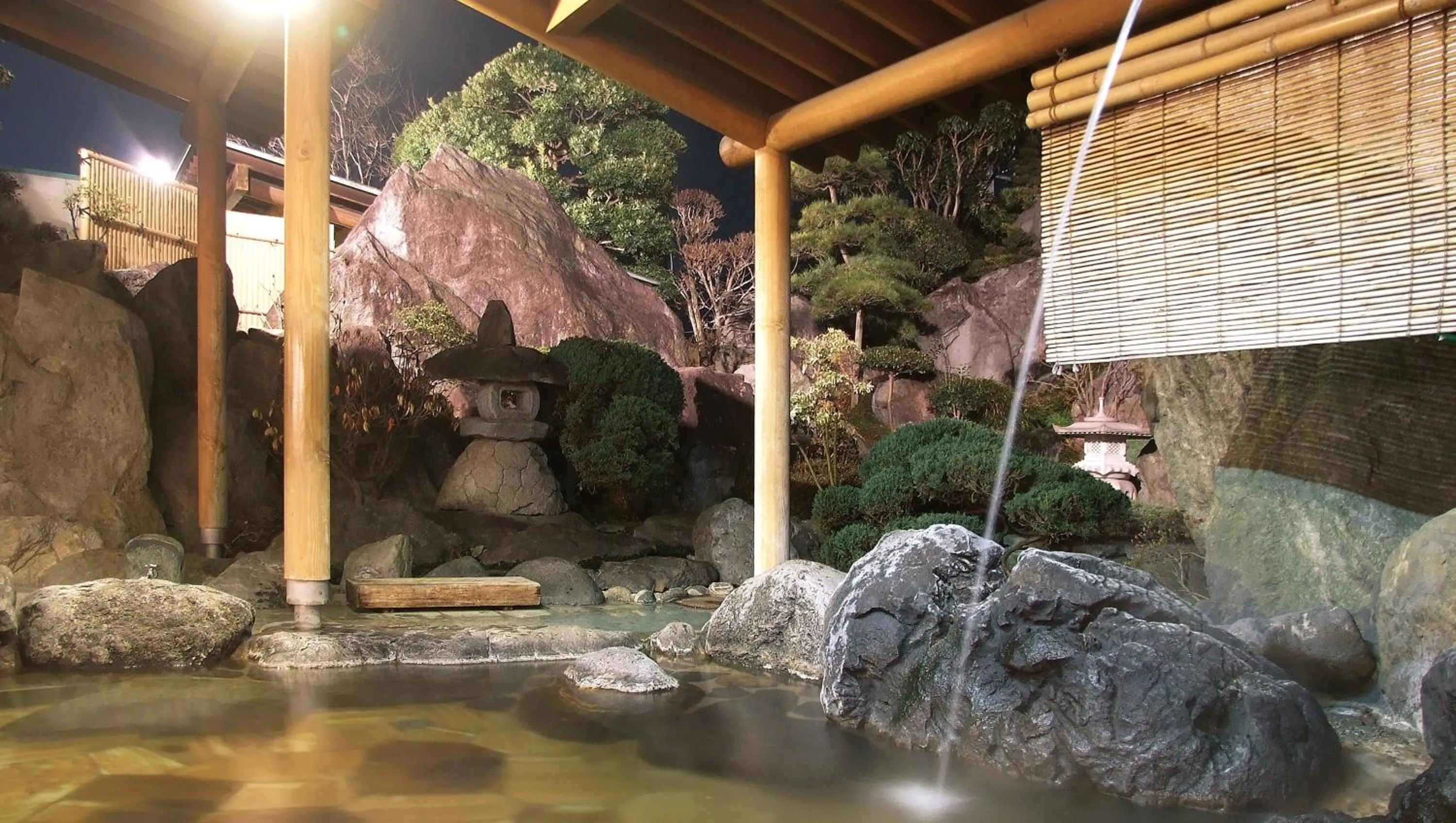 Hot Spring Bath in Isawa View Hotel