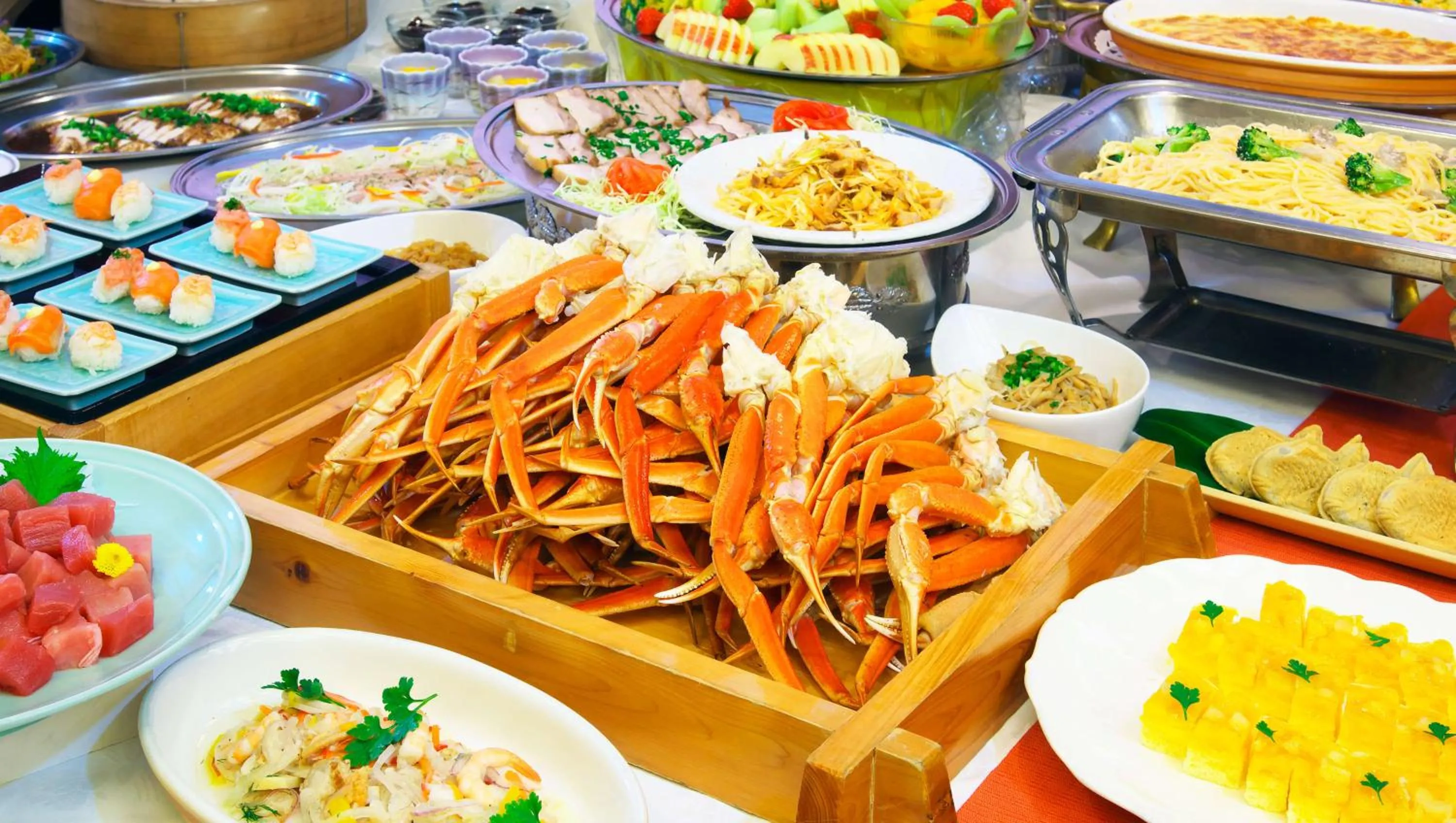 Food close-up in Kasugai View Hotel