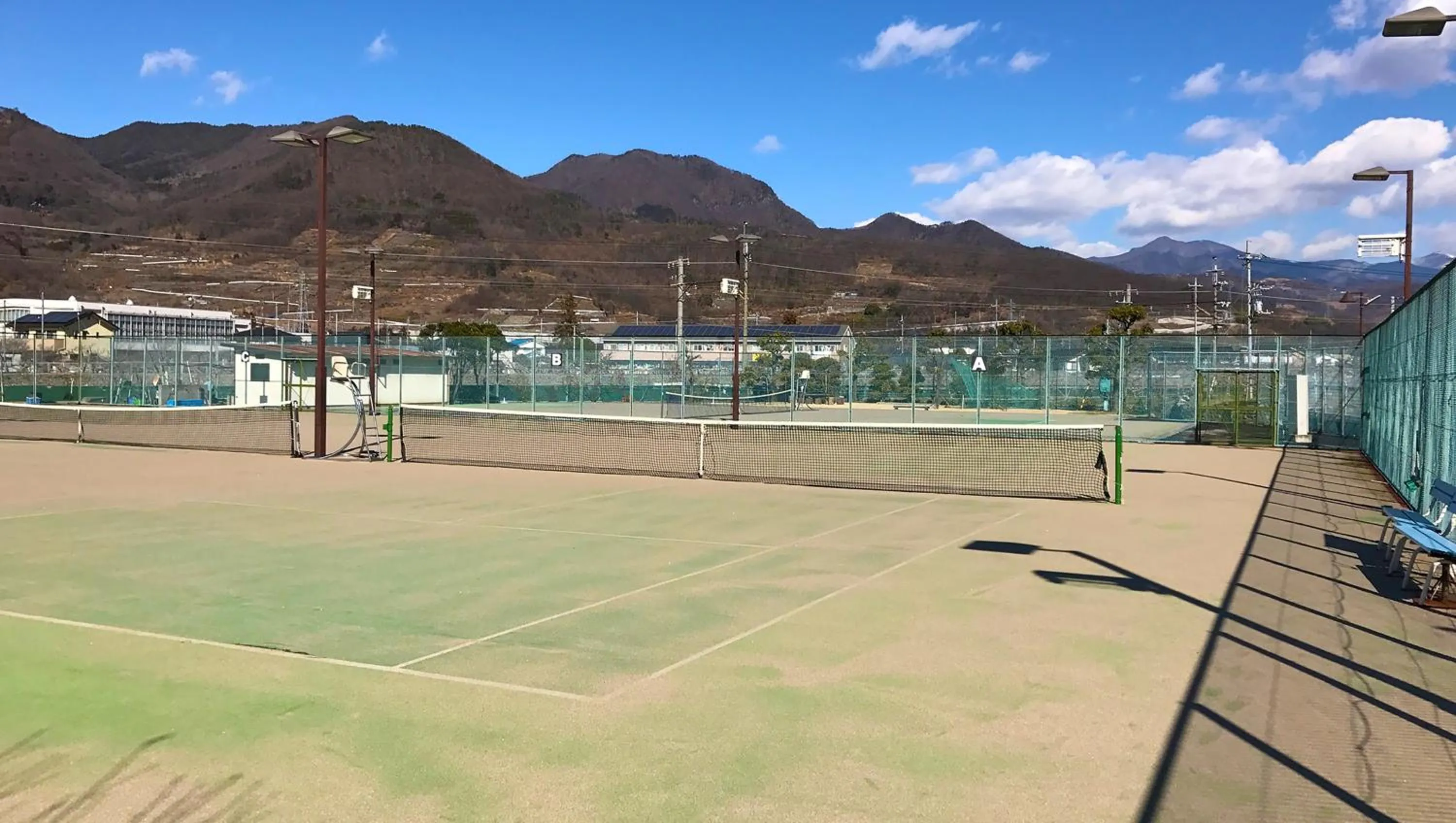 Tennis court in Kasugai View Hotel