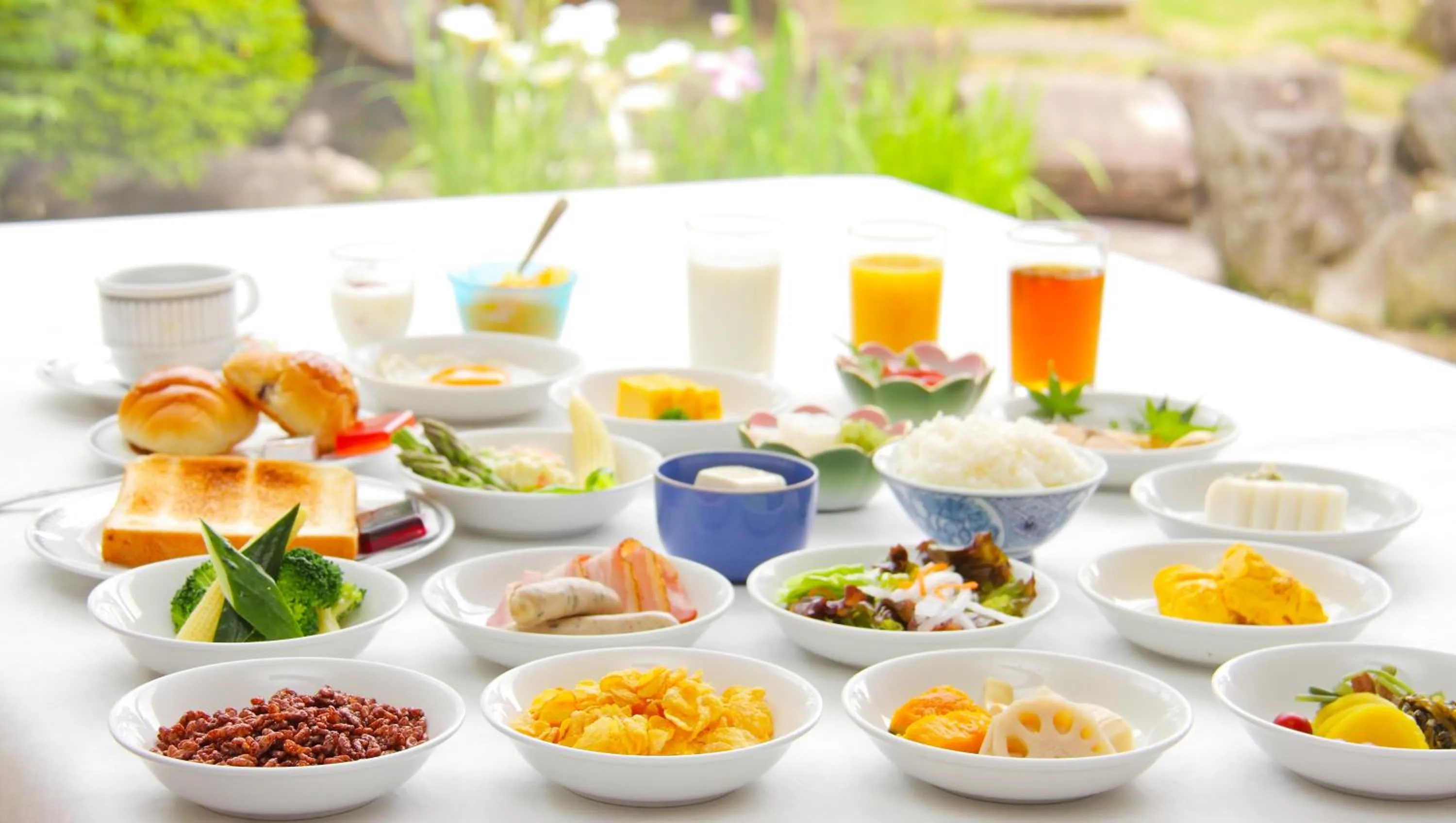 Buffet breakfast in Kasugai View Hotel