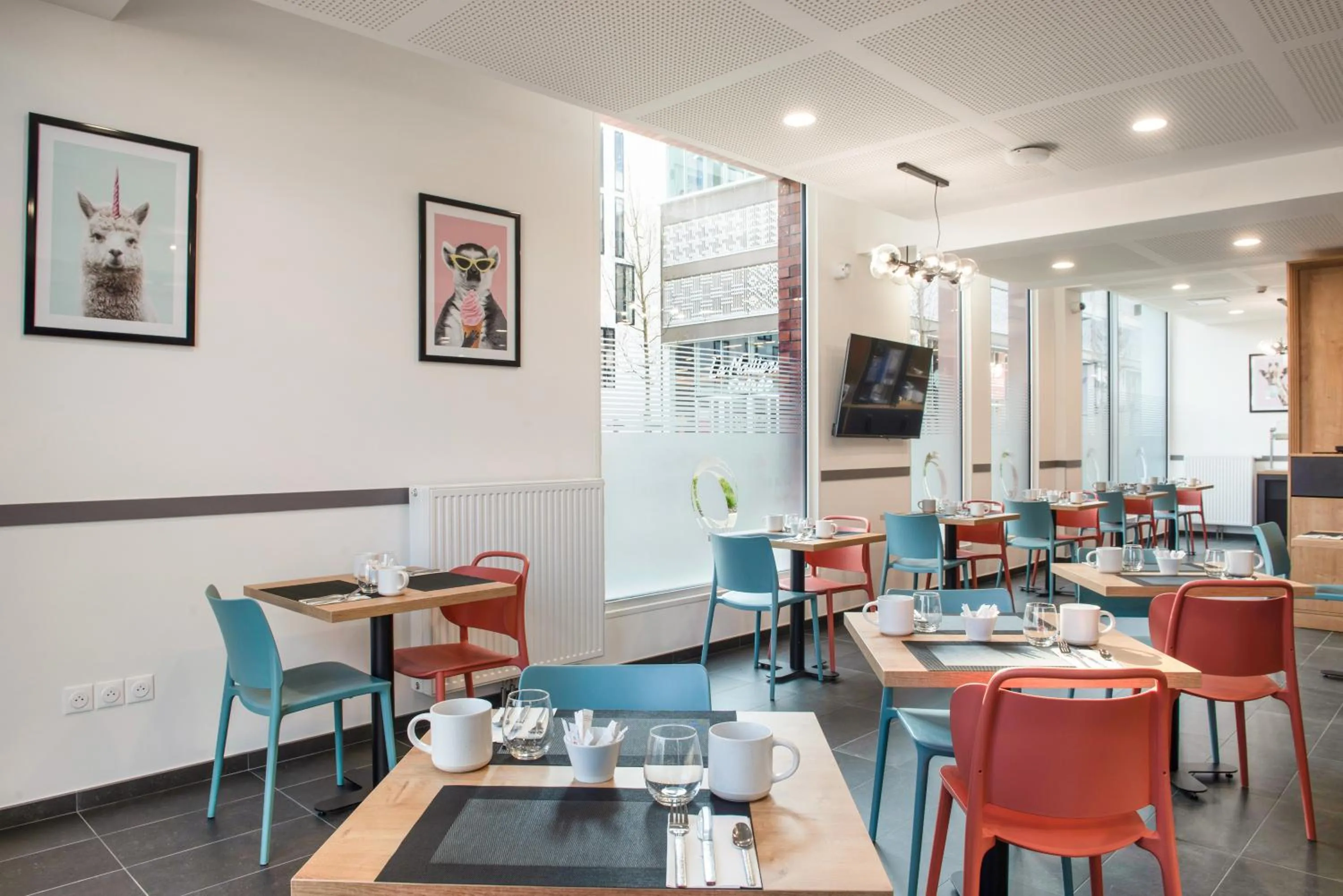 Lobby or reception in The Originals Residence, Le Wax, Lille Est