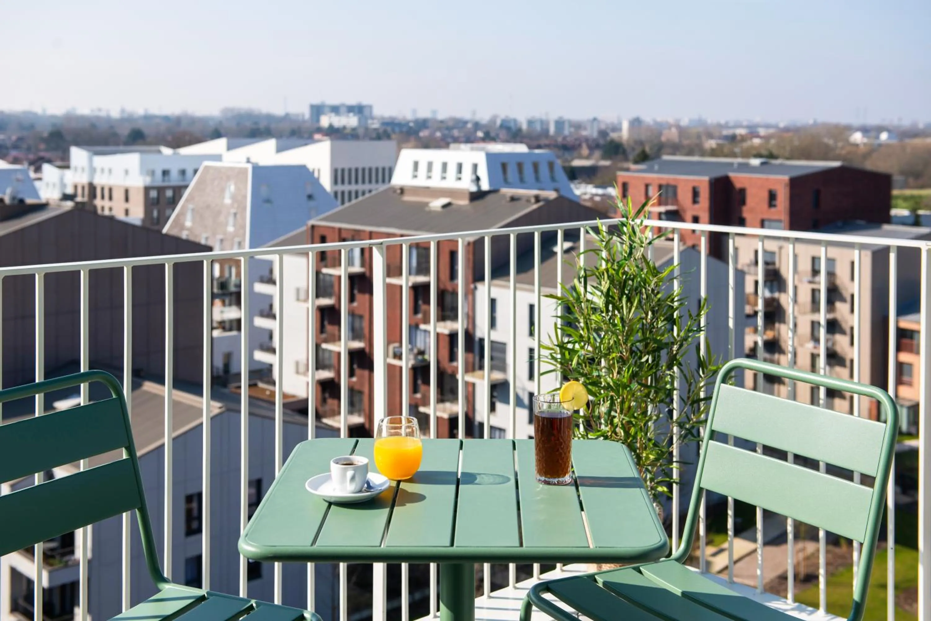 Balcony/Terrace in The Originals Residence, Le Wax, Lille Est