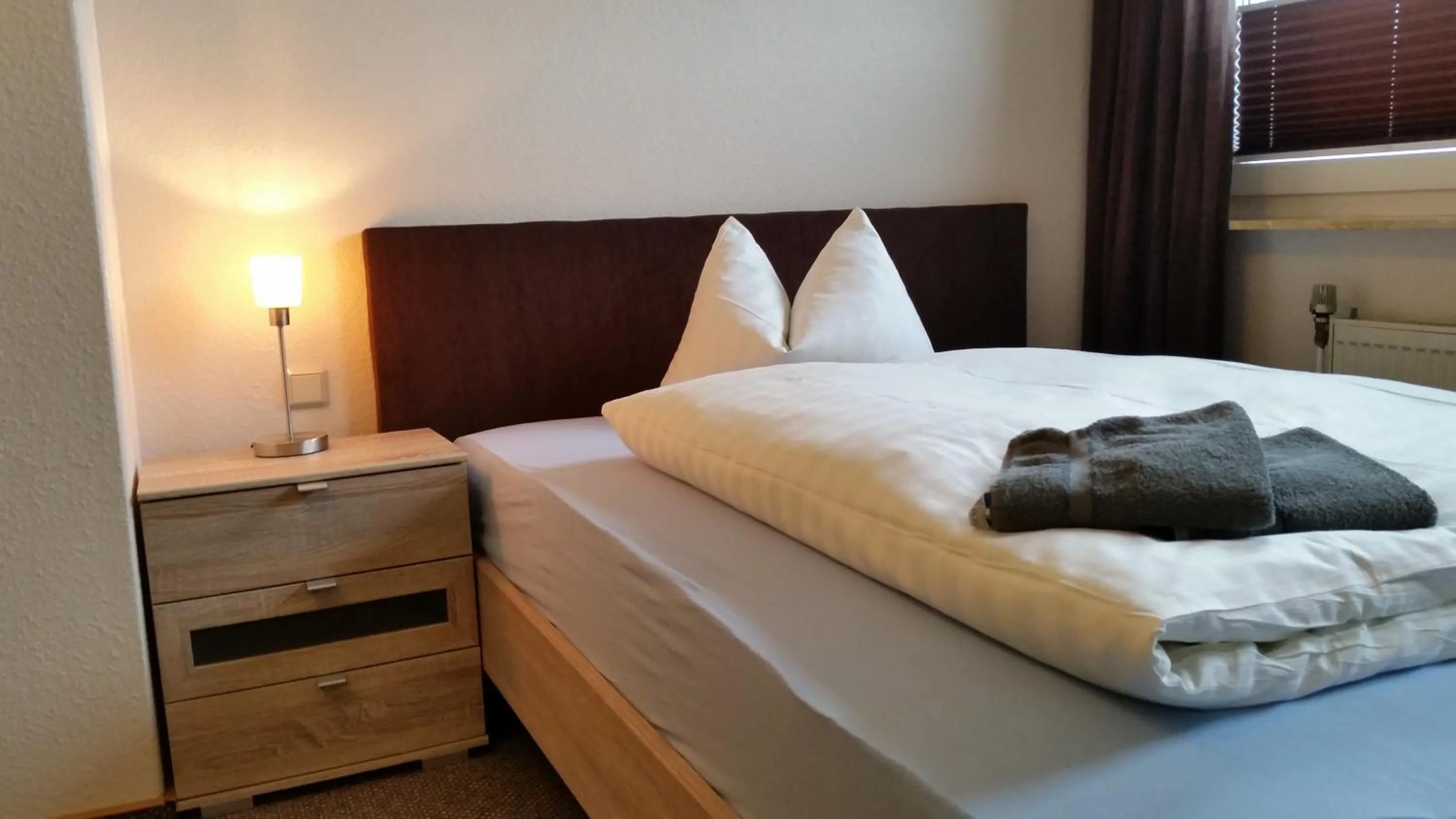 Bed in Hotel Deutsches Haus Francop