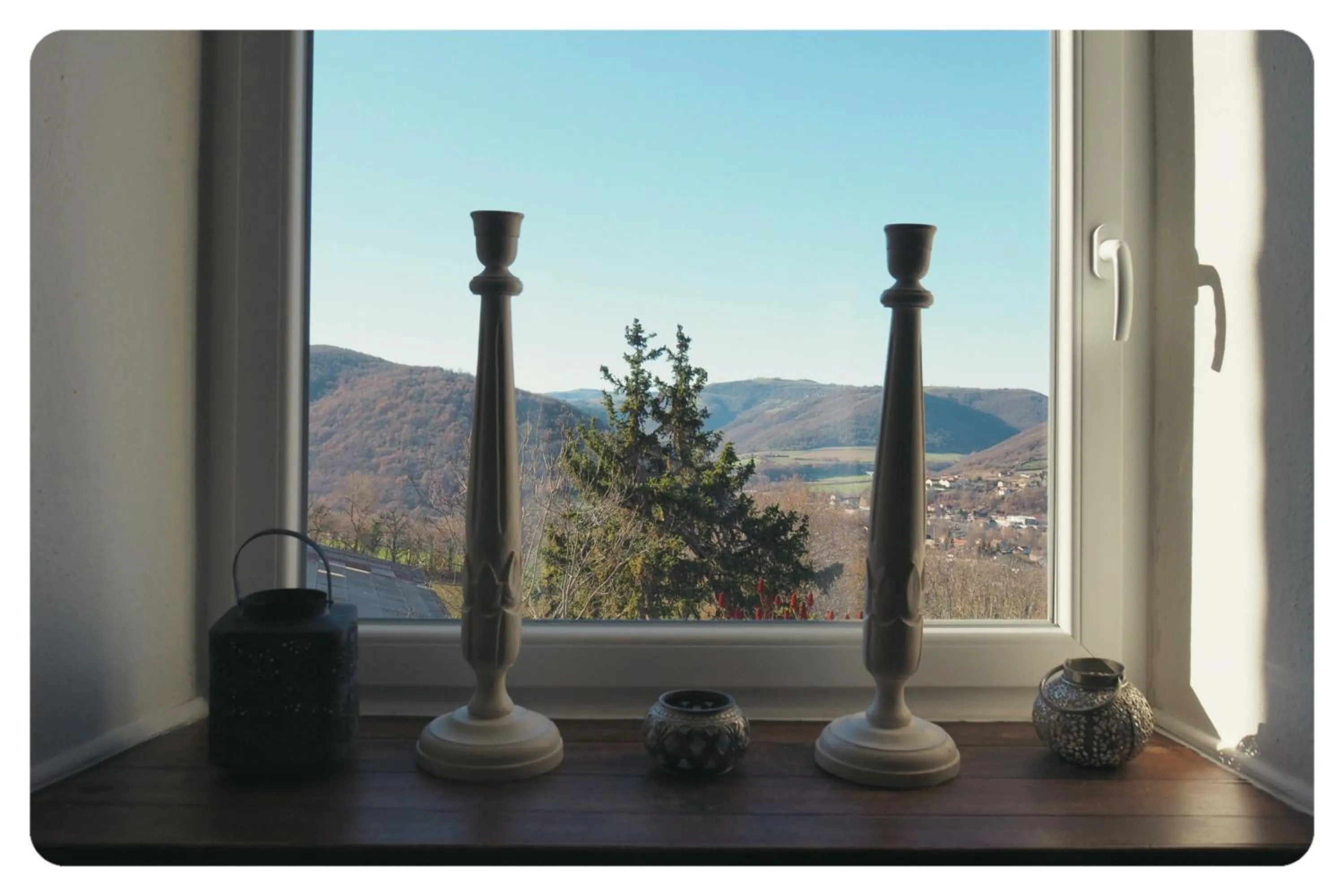 View (from property/room) in la Ferme de Vazerat