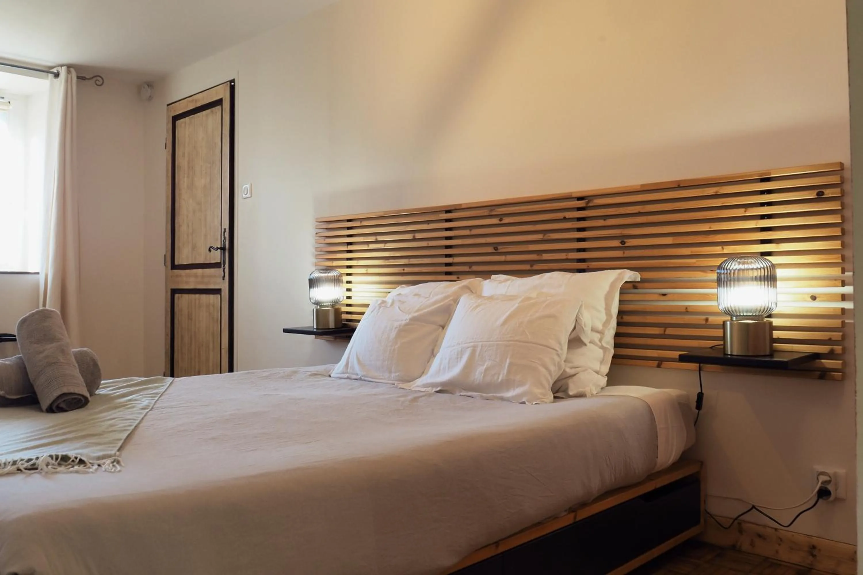 Bedroom, Bed in la Ferme de Vazerat