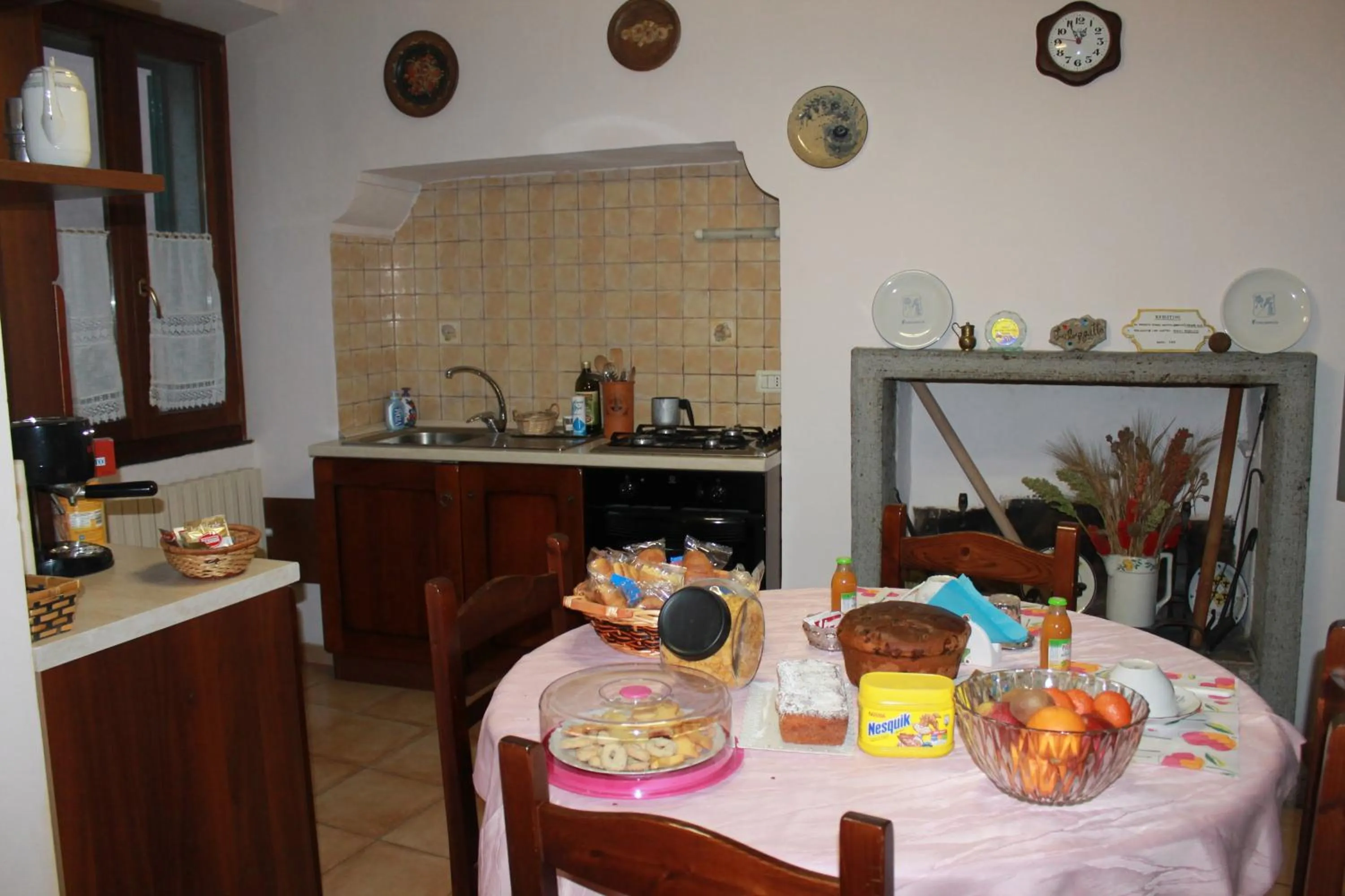 Dining area in La Loggetta