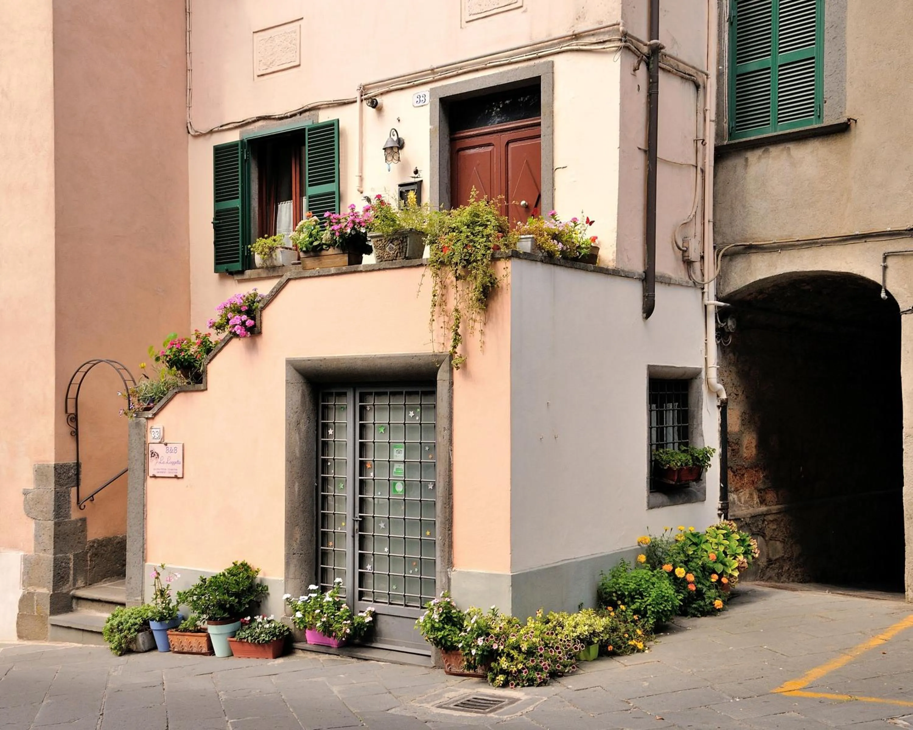 Facade/entrance in La Loggetta