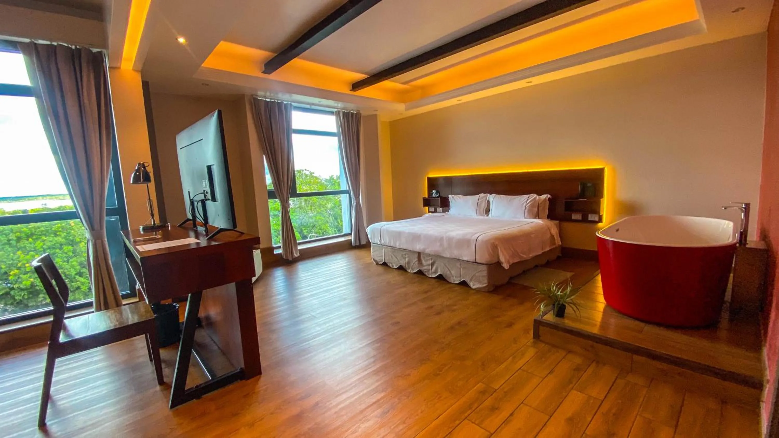 Bedroom, Bed in Hotel de Turistas Iquitos