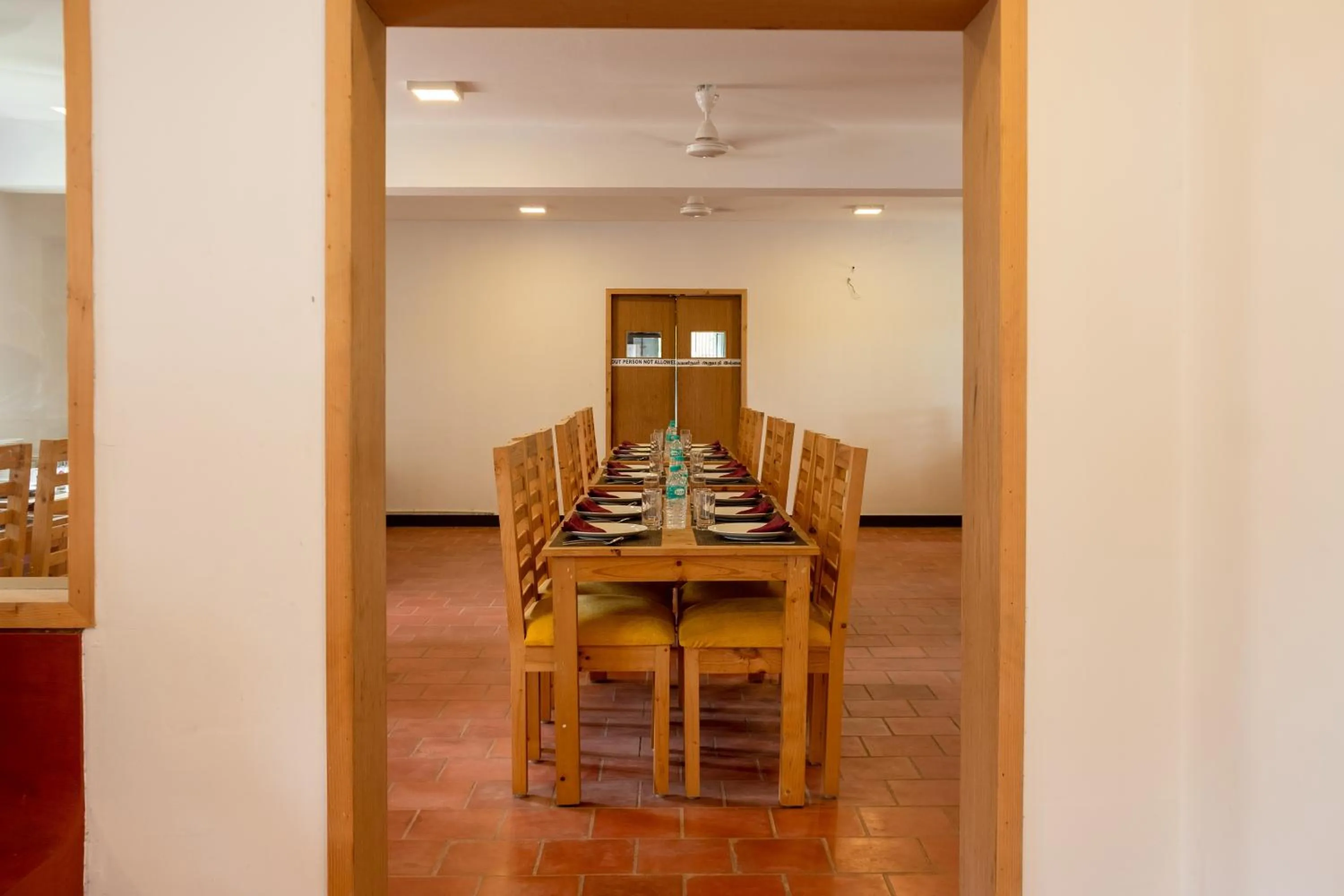 Dining area in La Woods Village Resort