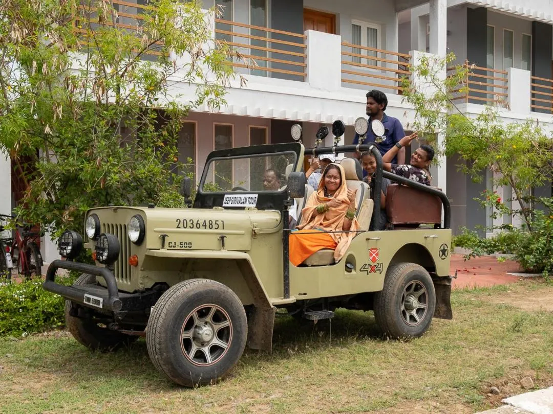 People in La Woods Village Resort