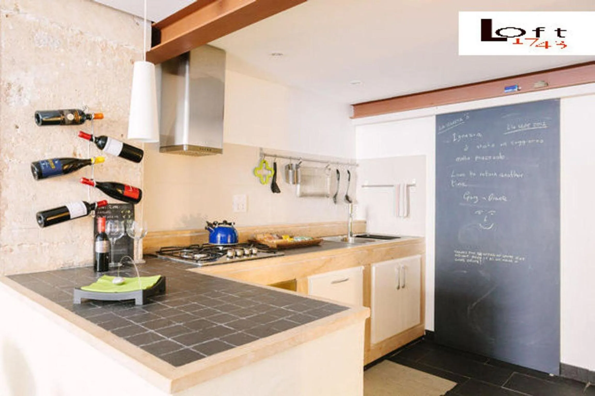 Kitchen or kitchenette in 1743 Loft