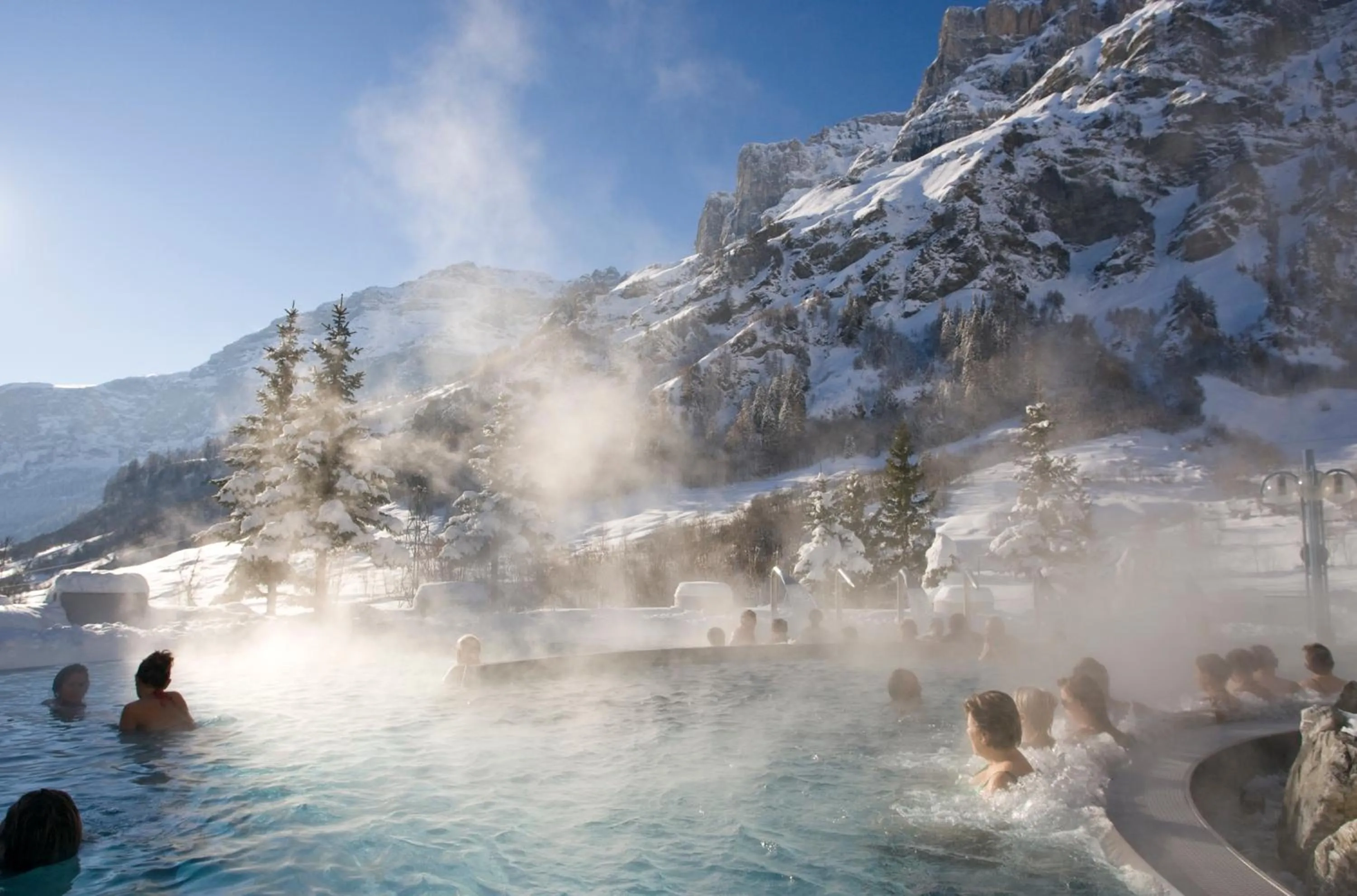 Spa and wellness centre/facilities in Hotel Alpenblick-Leukerbad-Therme