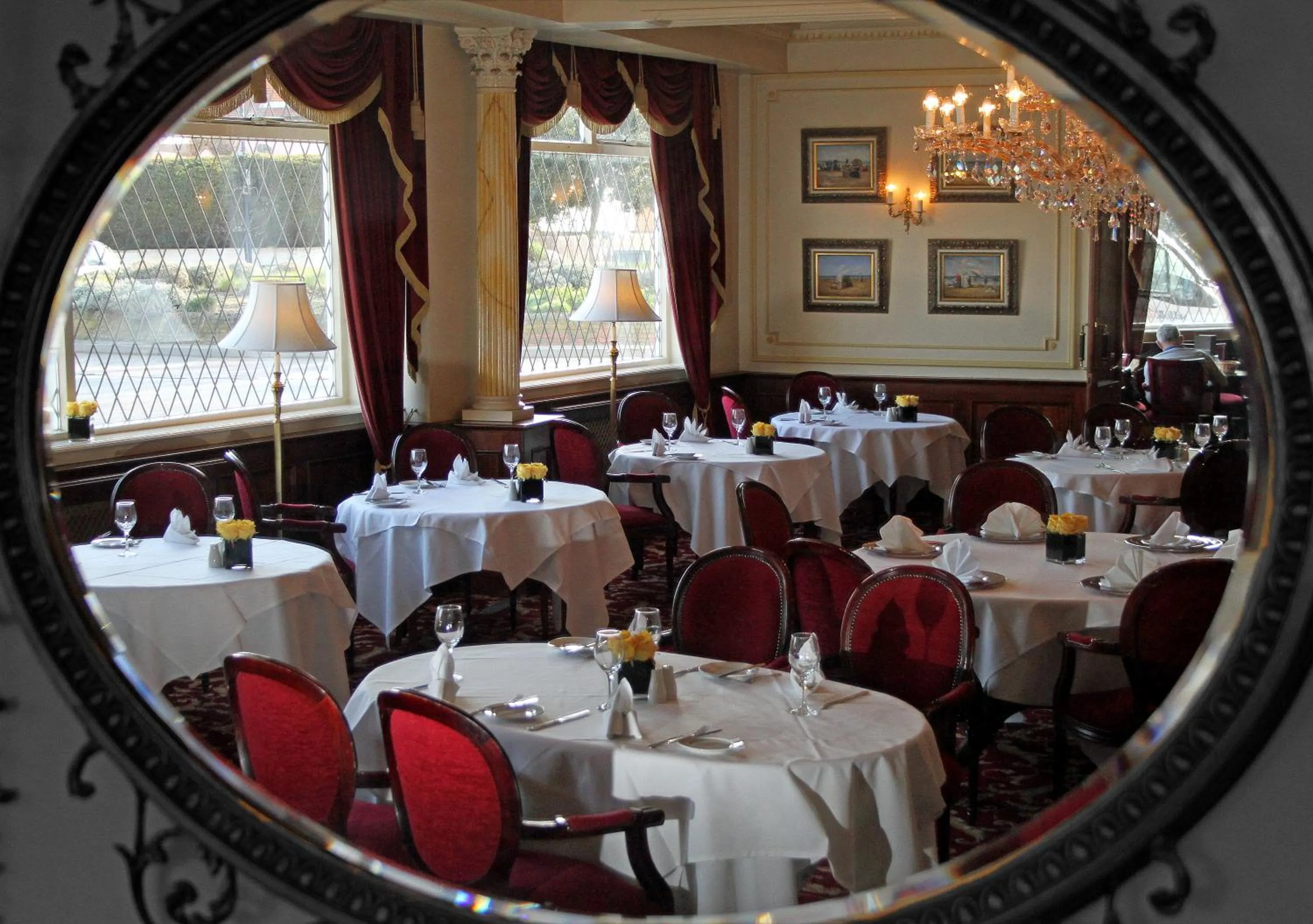 Dining area in The Orwell Hotel