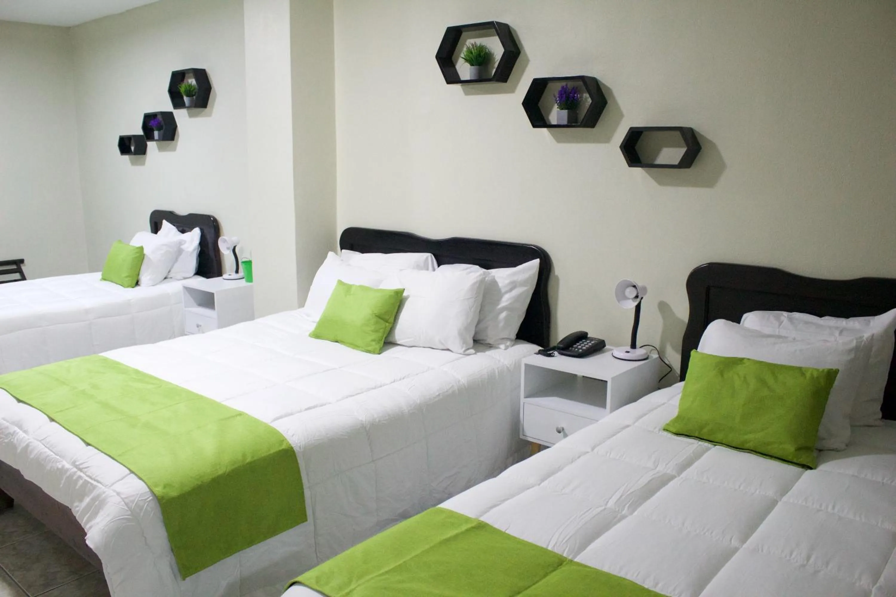 Bed in Hotel América Heredia