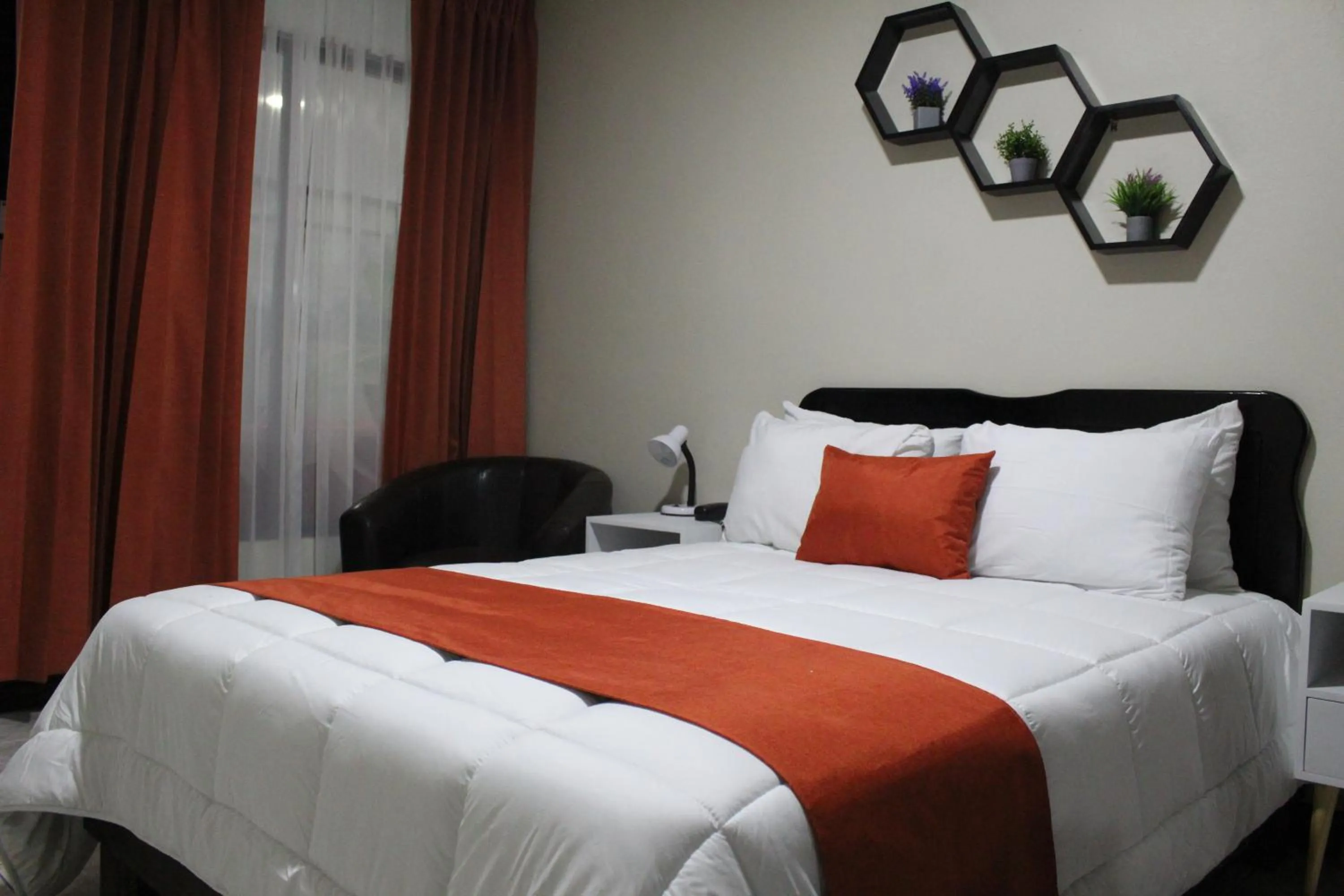 Bed in Hotel América Heredia