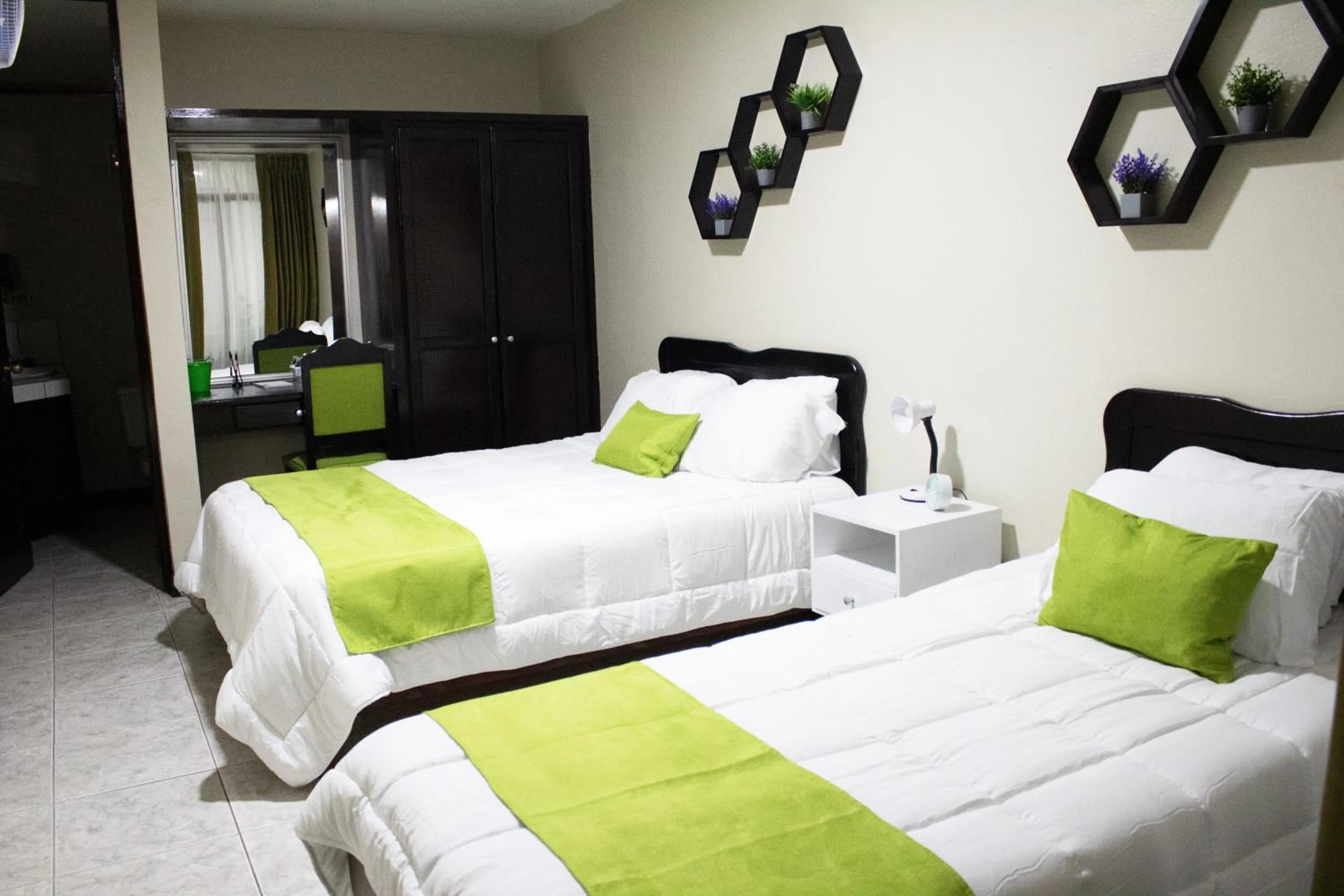 Bed in Hotel América Heredia