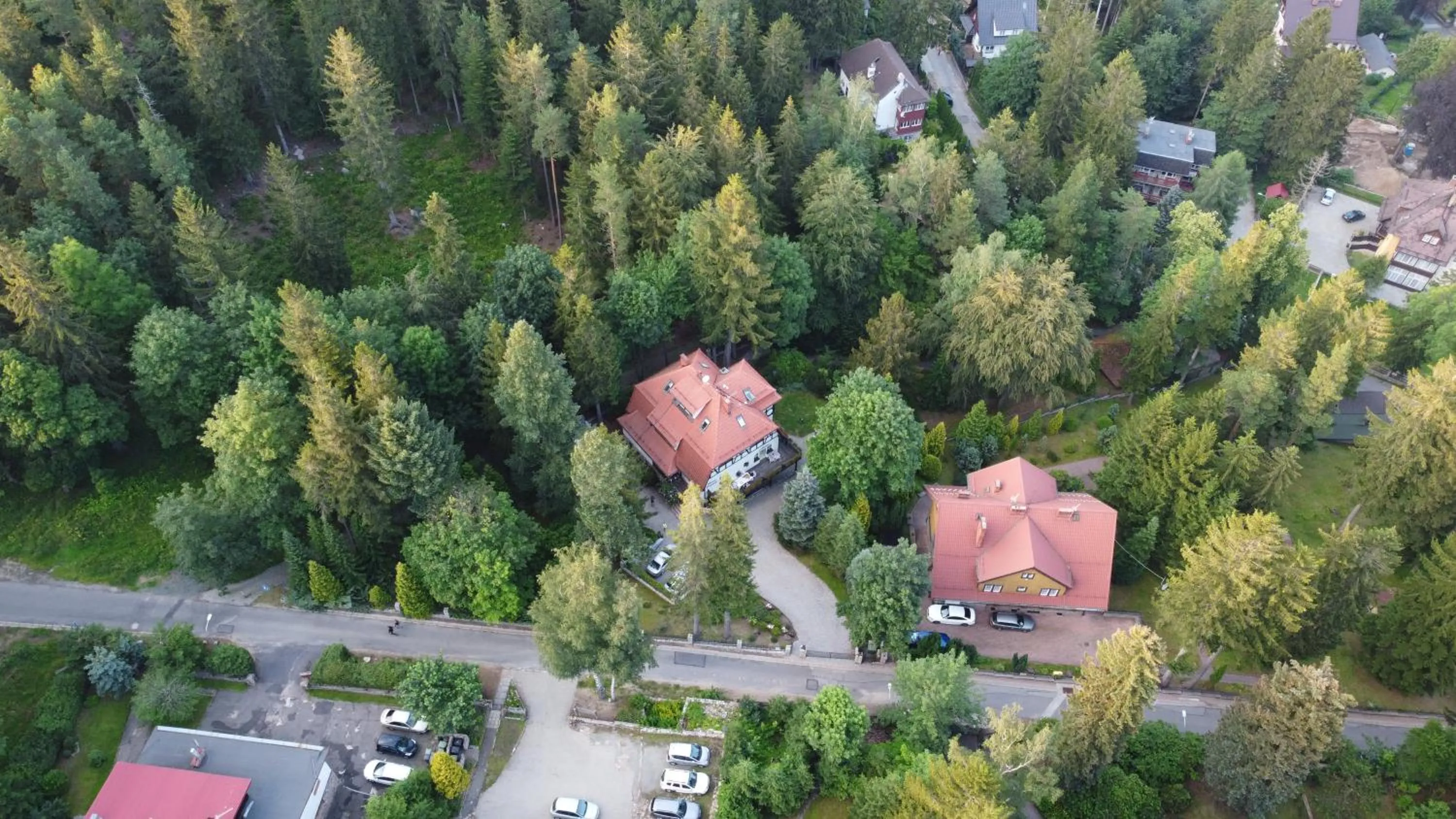 Bird's eye view in Mon Plaisir