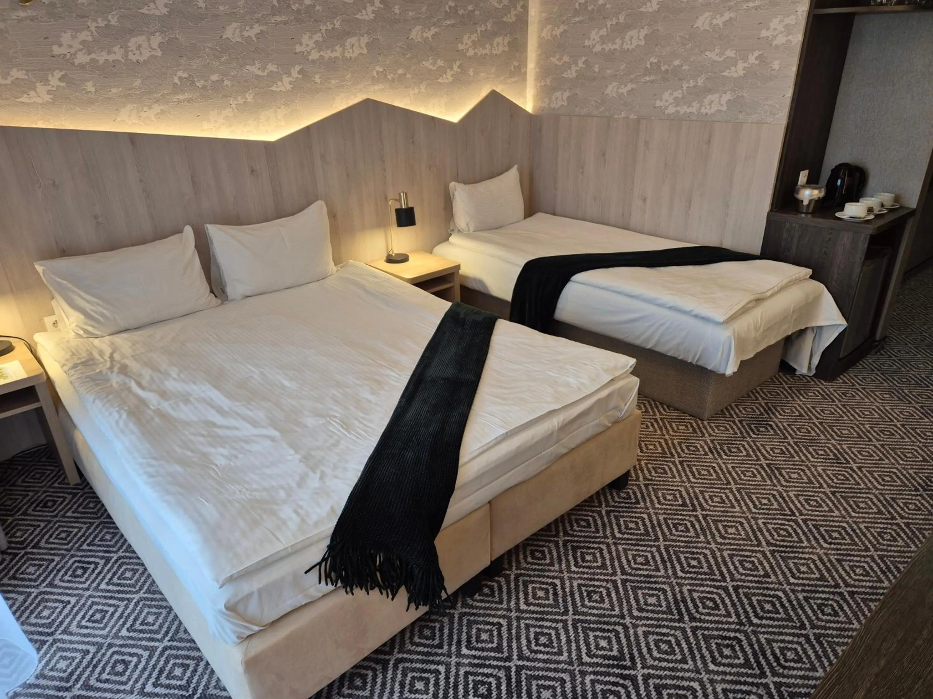 air conditioner, Bed in Mikołajki Resort Hotel & Spa Jora Wielka