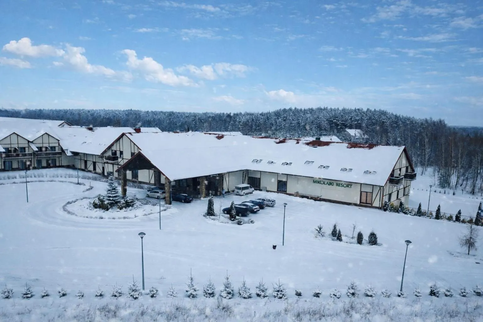 Property building in Mikołajki Resort Hotel & Spa Jora Wielka