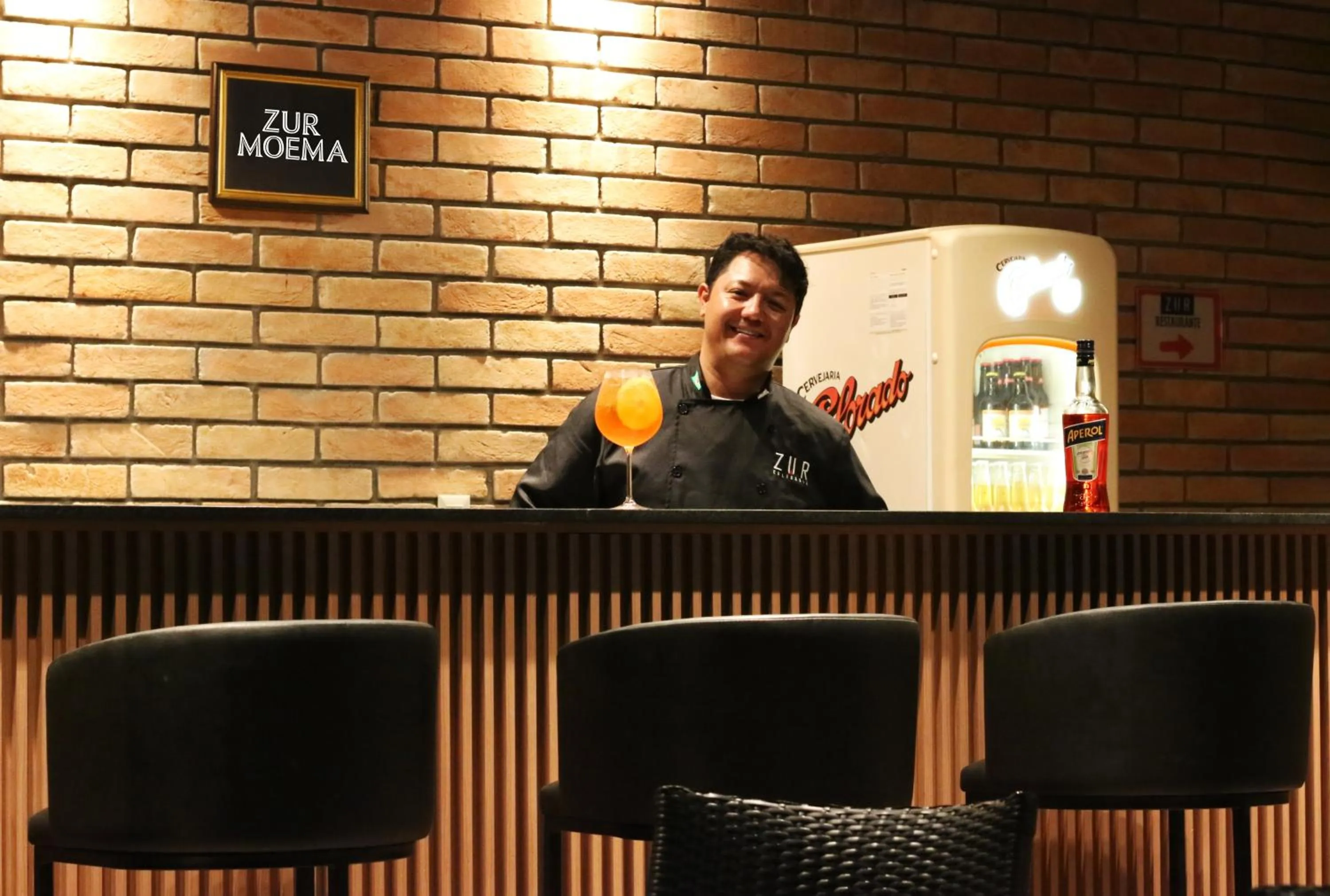 Lounge or bar in EZ Moema Hotel