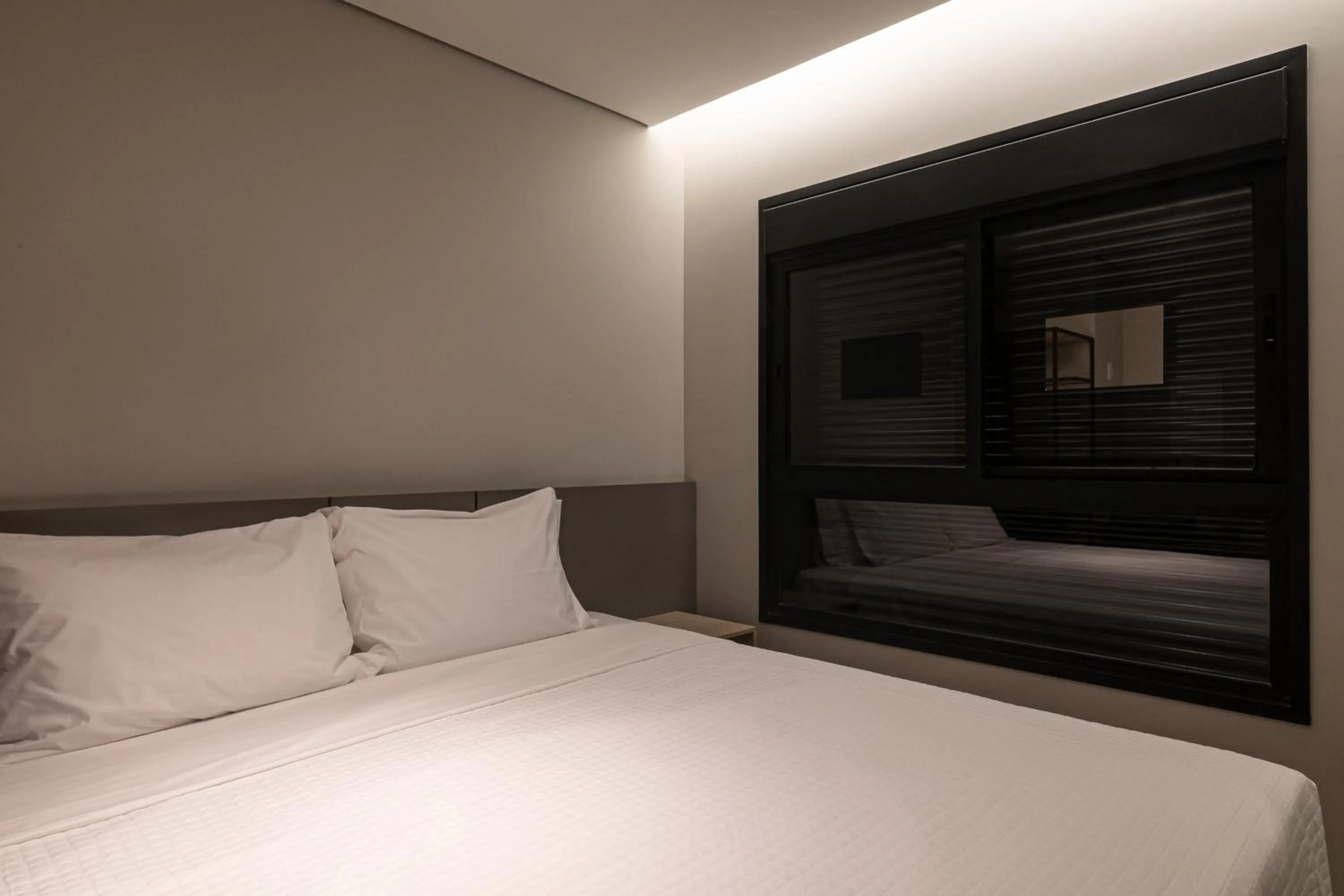 Bed in EZ Moema Hotel