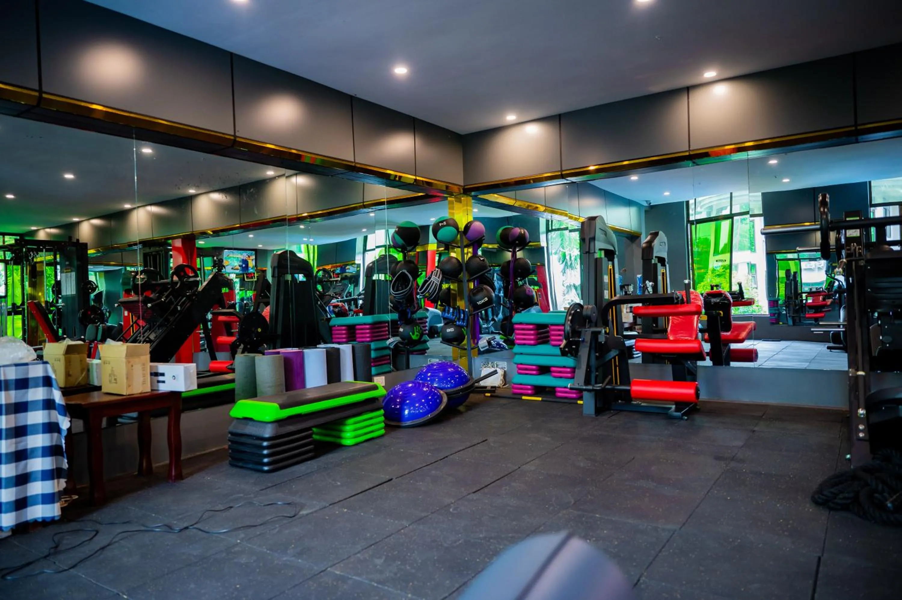 Fitness centre/facilities in Green Mountain Hotel