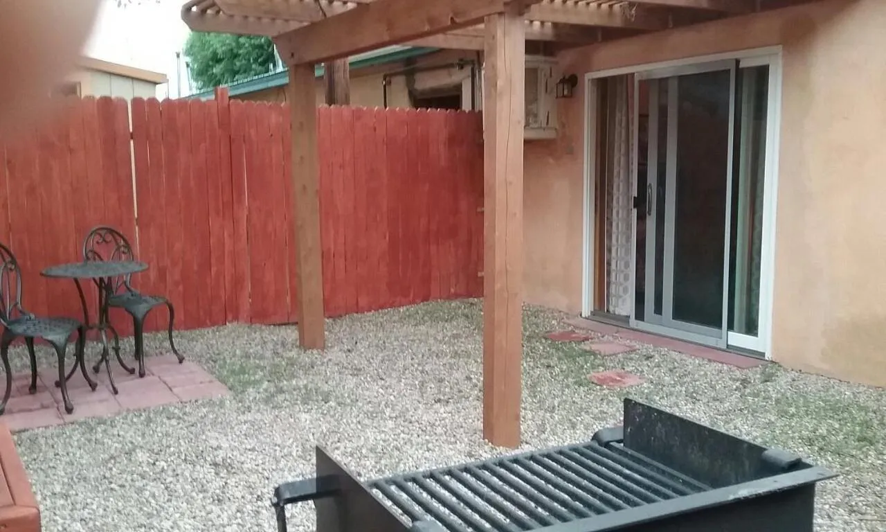 Patio in Frontier Motel