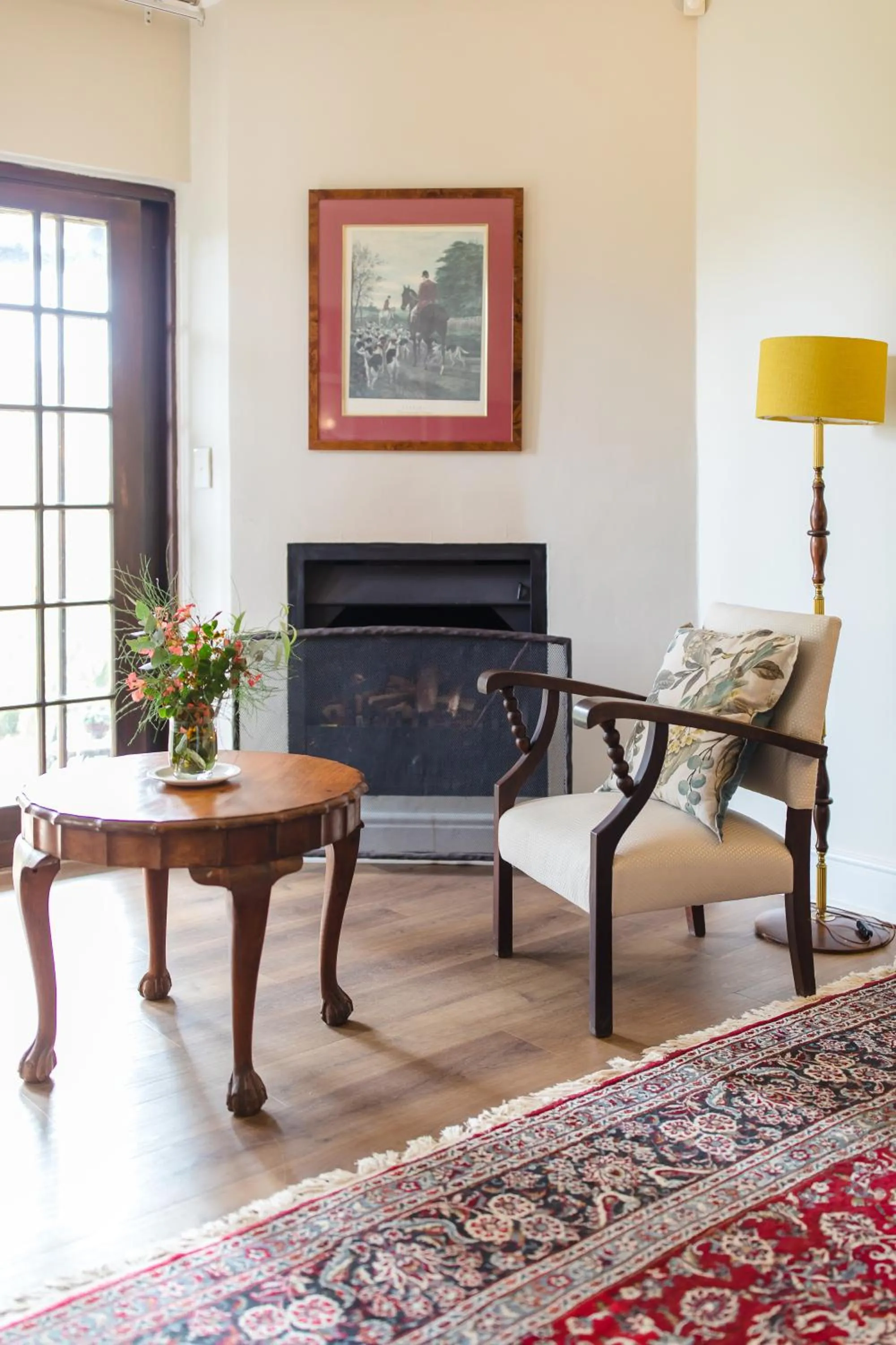 Seating area in Portland Manor