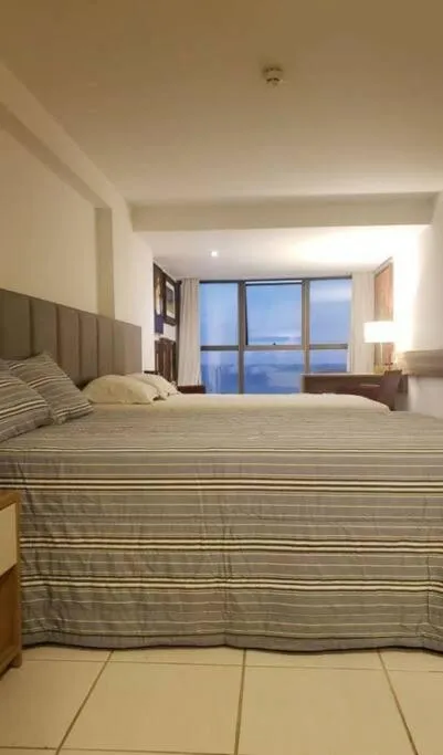 Bed in Apartamento suite na Avenida BoaViagem