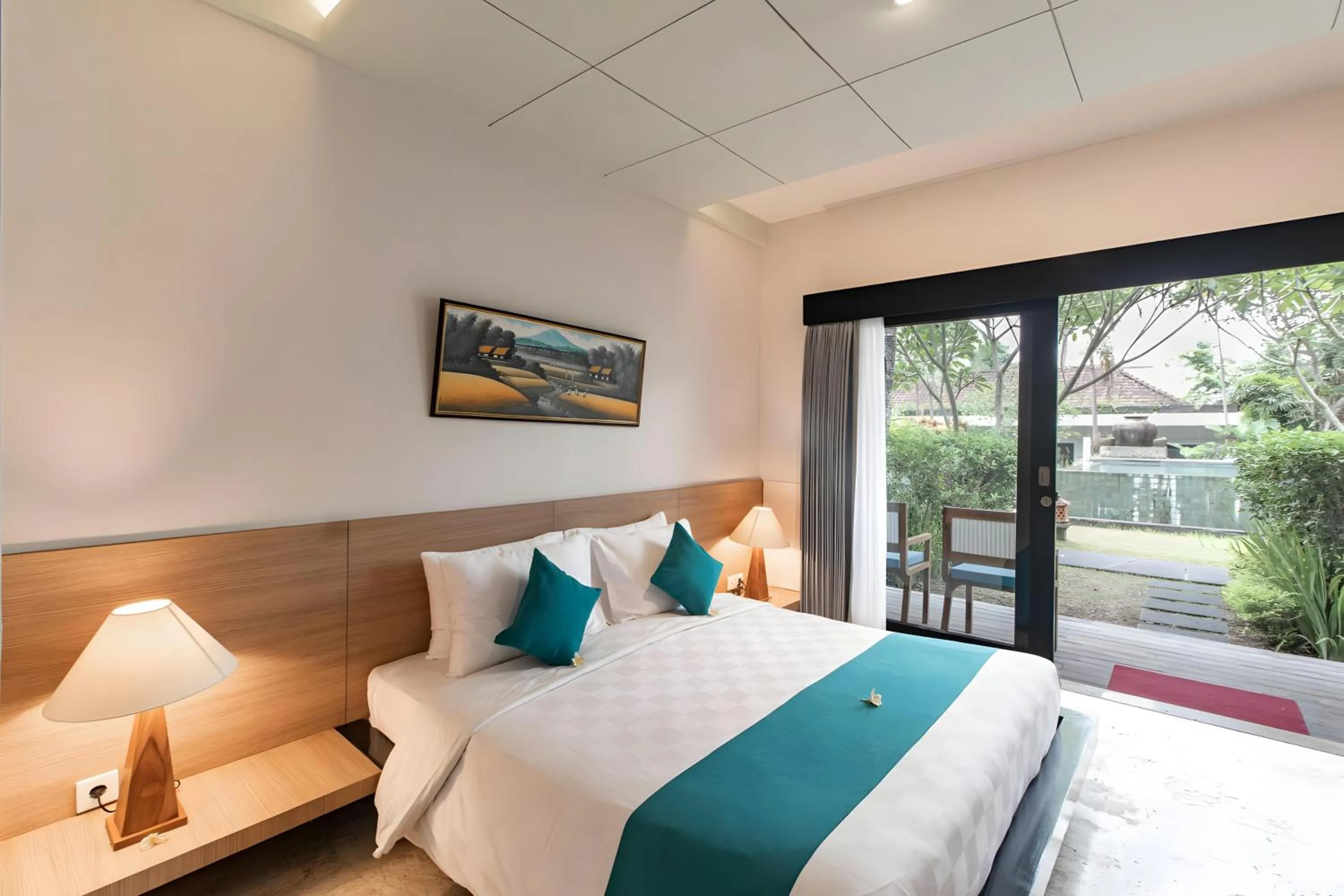 Bed in Belvilla Y Resort Near Central Ubud