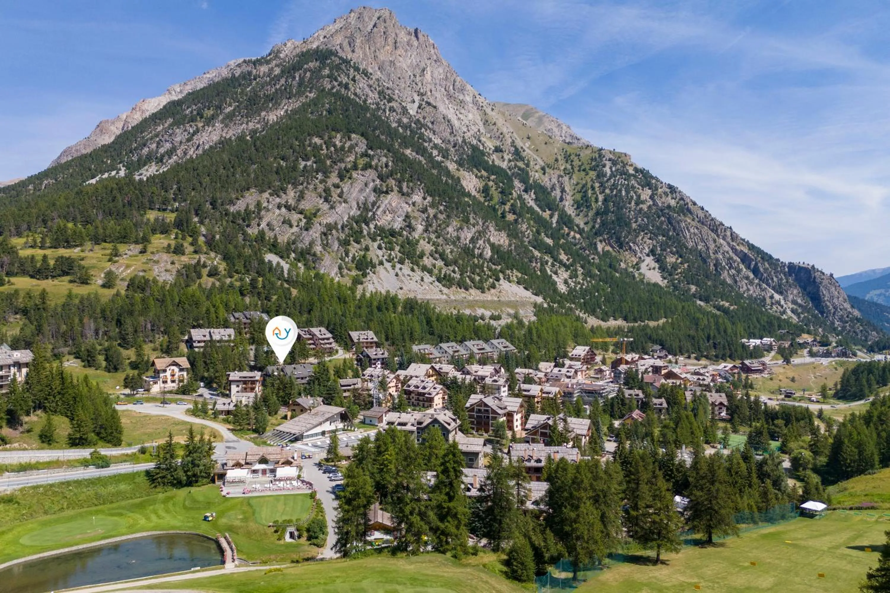 Location in Chaberton Romantic Retreat Ski In Ski Out - Happy Rentals