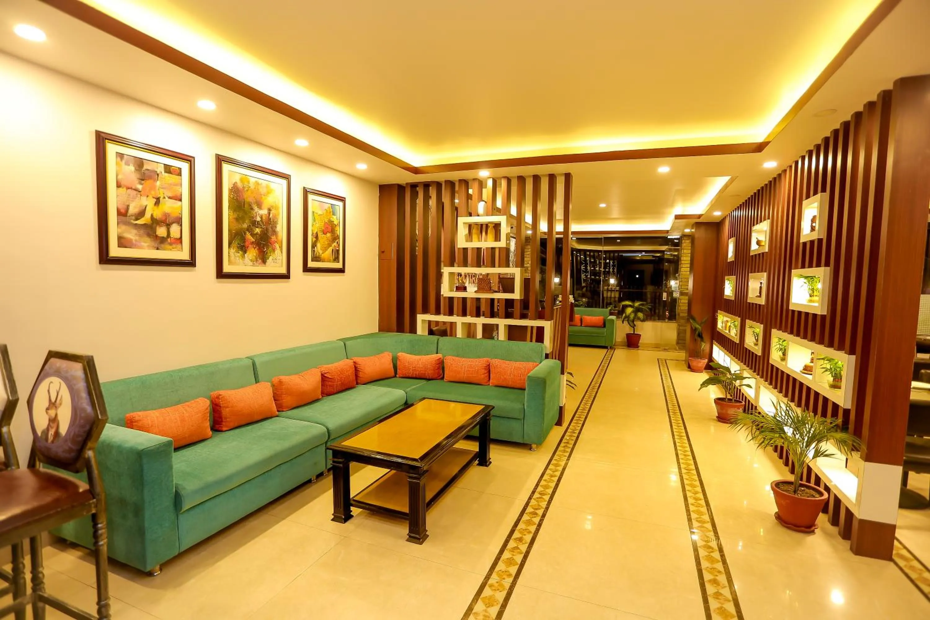 Living room in Hotel Eco Tree Pokhara