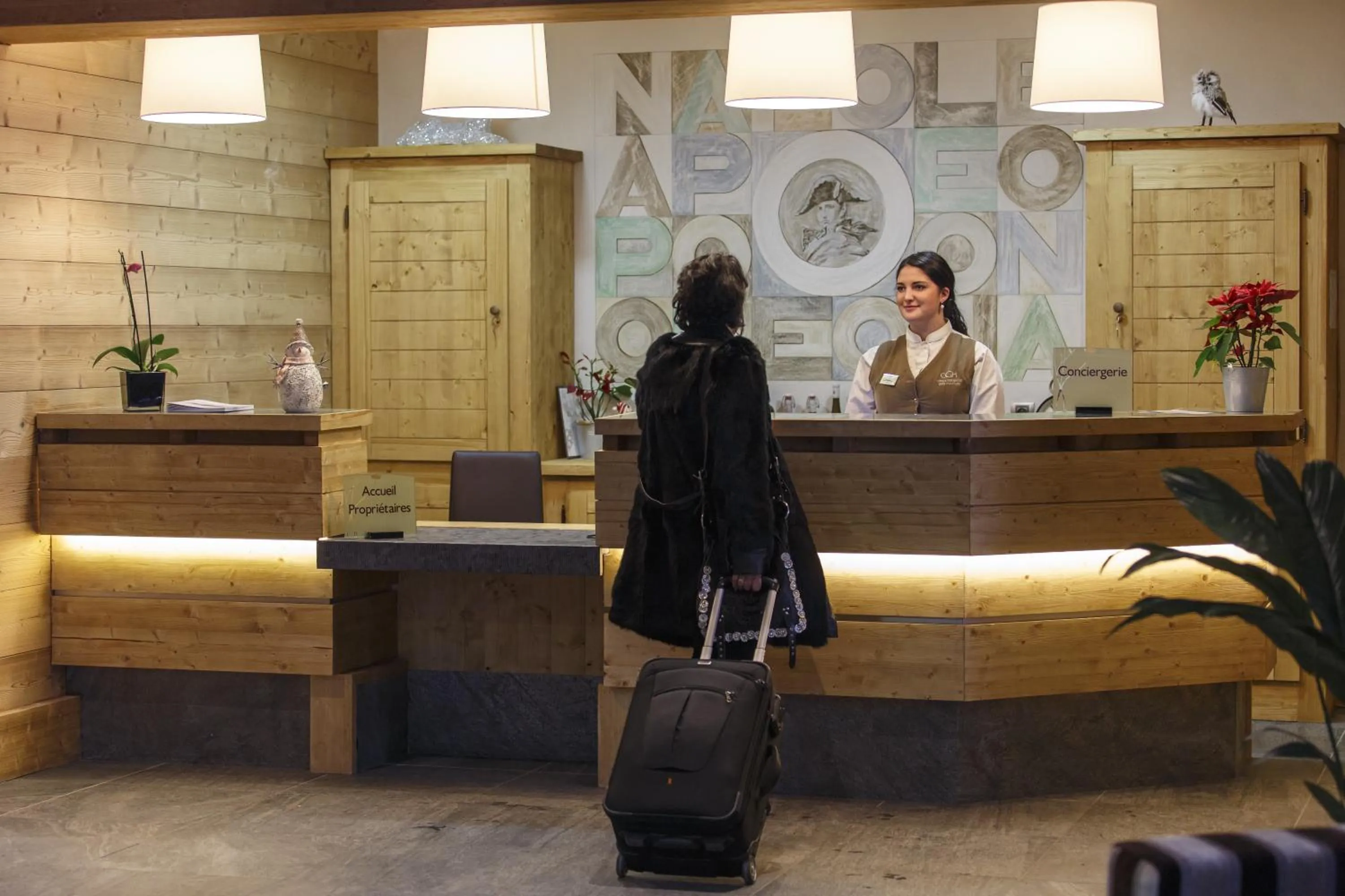 Lobby or reception in CGH Résidence Boutique Le Napoléon