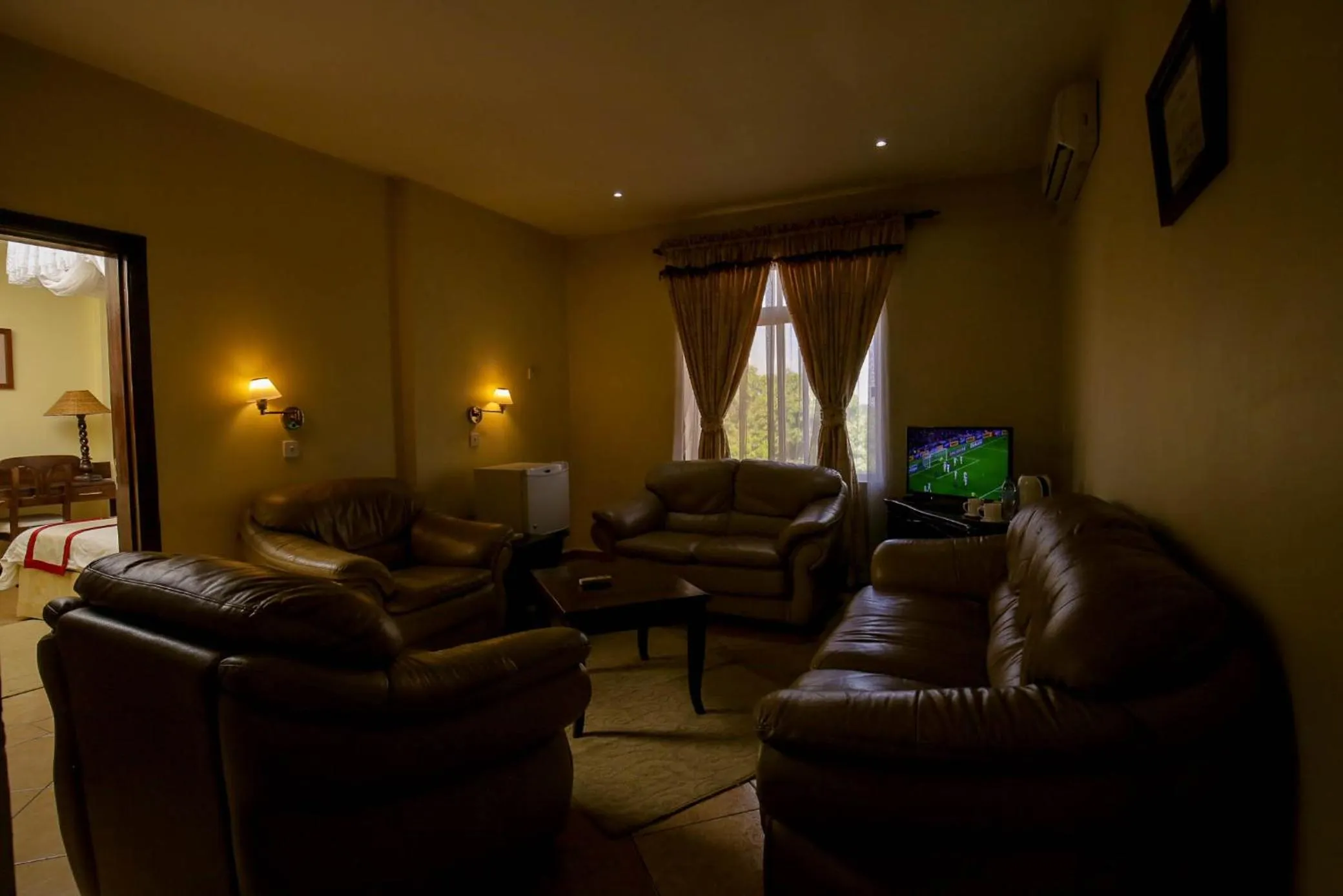 Living room in New Safari Hotel
