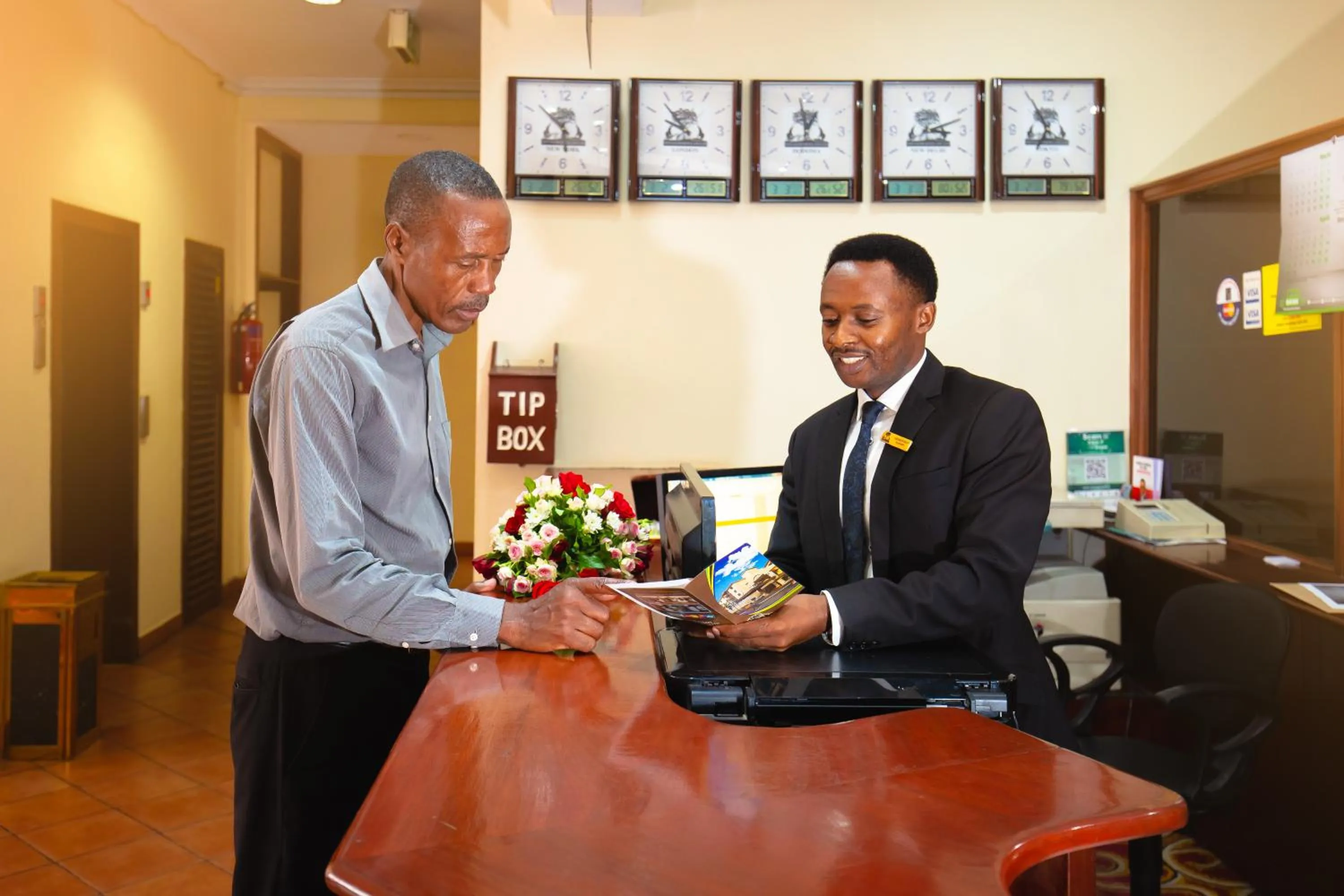 Staff in New Safari Hotel