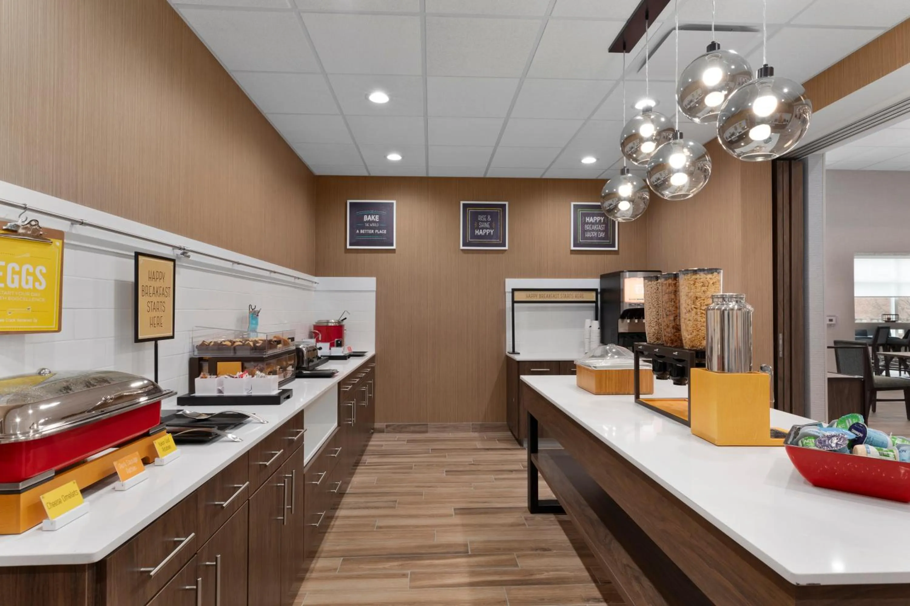 Breakfast in Hampton Inn Saline