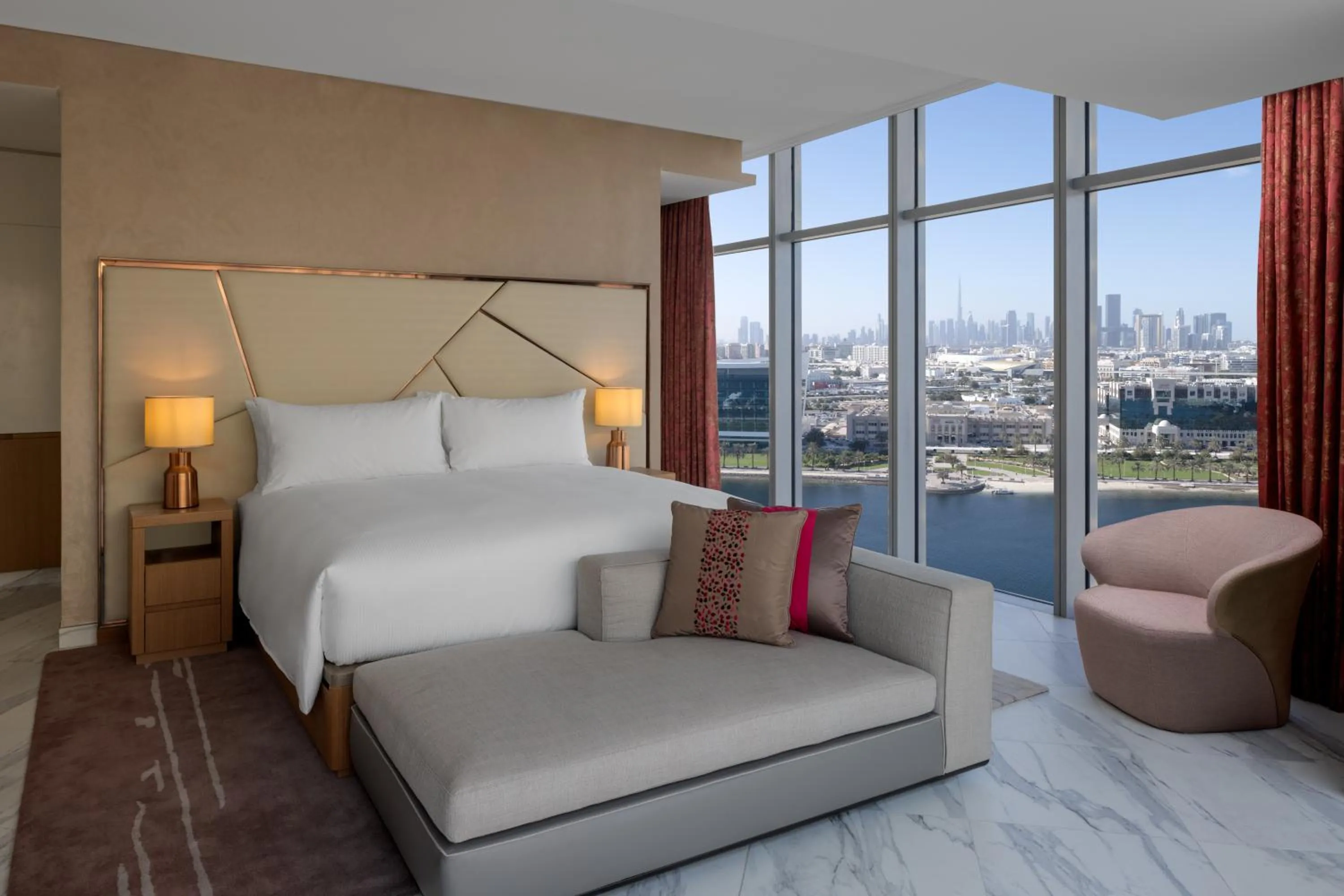 Bedroom, Bed in Hilton Dubai Creek Hotel & Residences