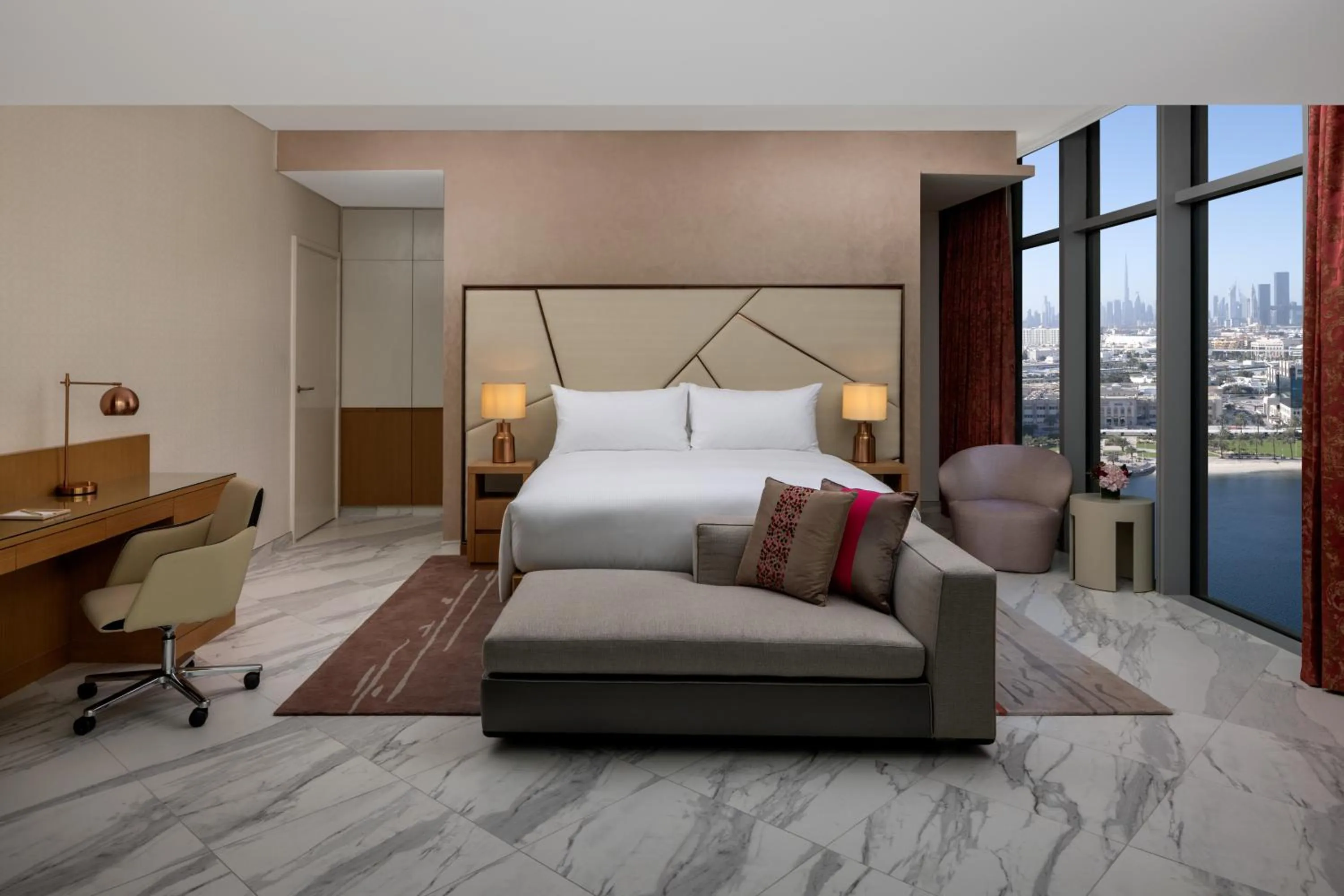 Bedroom, Bed in Hilton Dubai Creek Hotel & Residences