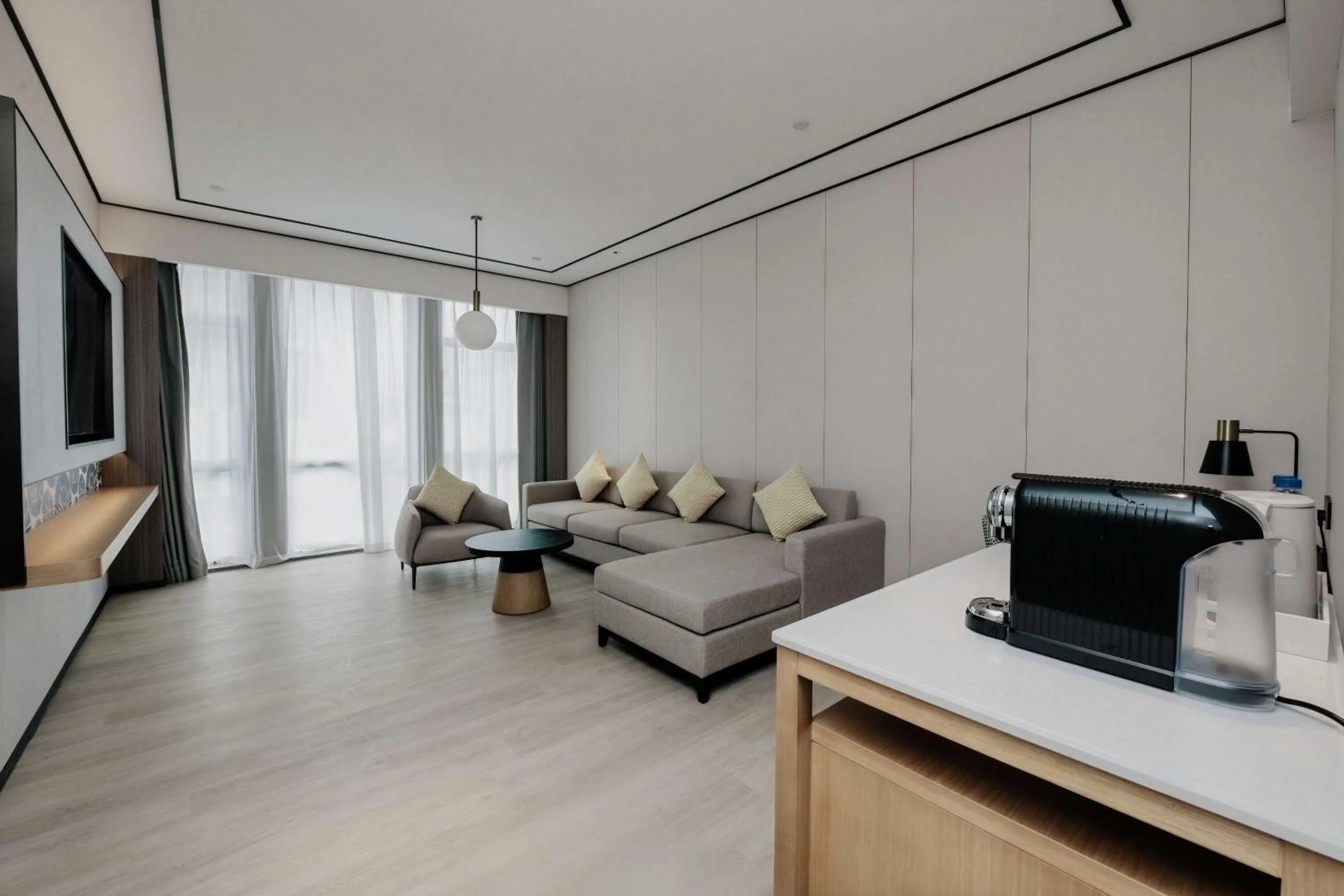 Living room in Hilton Garden Inn Jiangmen Xinhui