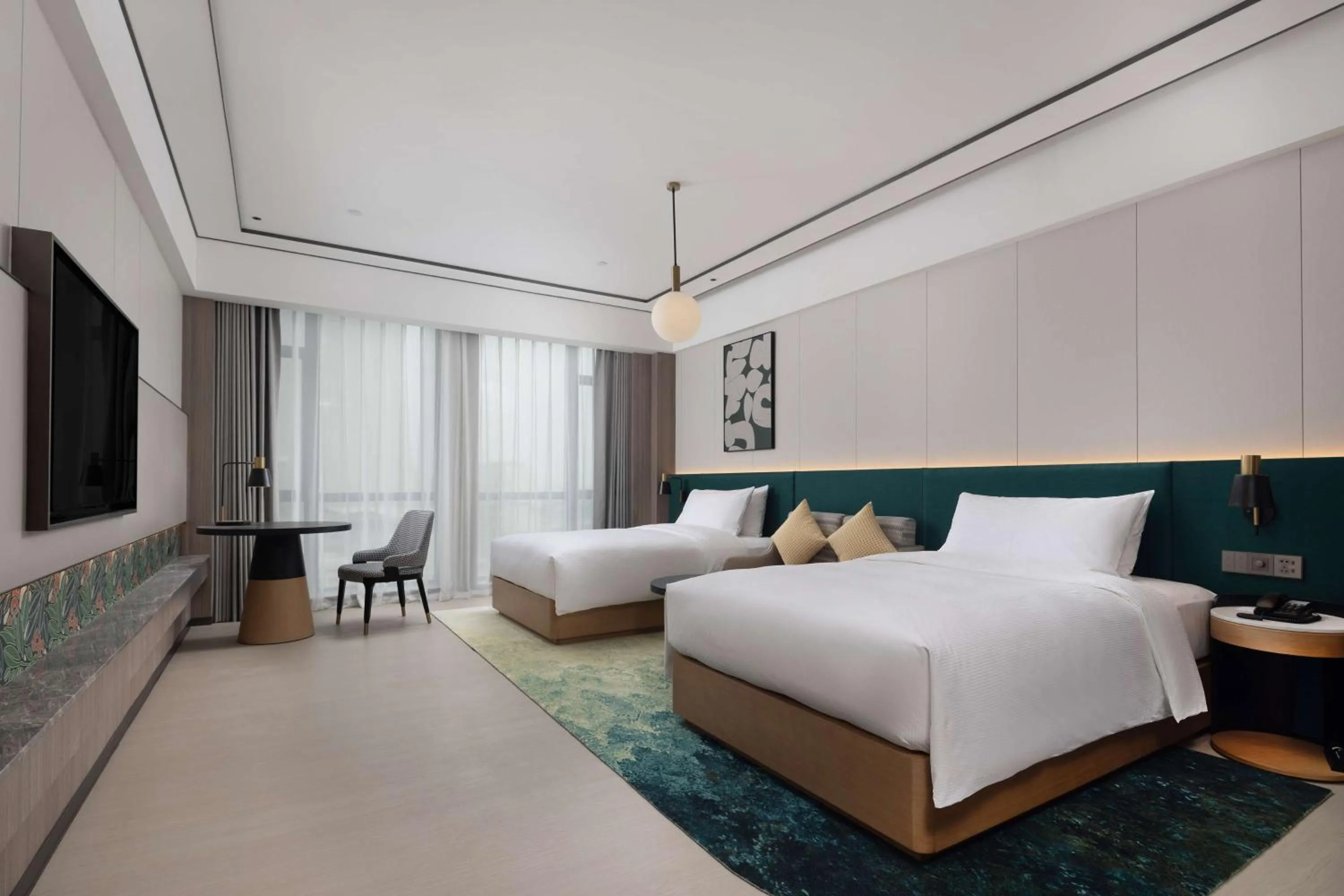 Bed in Hilton Garden Inn Jiangmen Xinhui